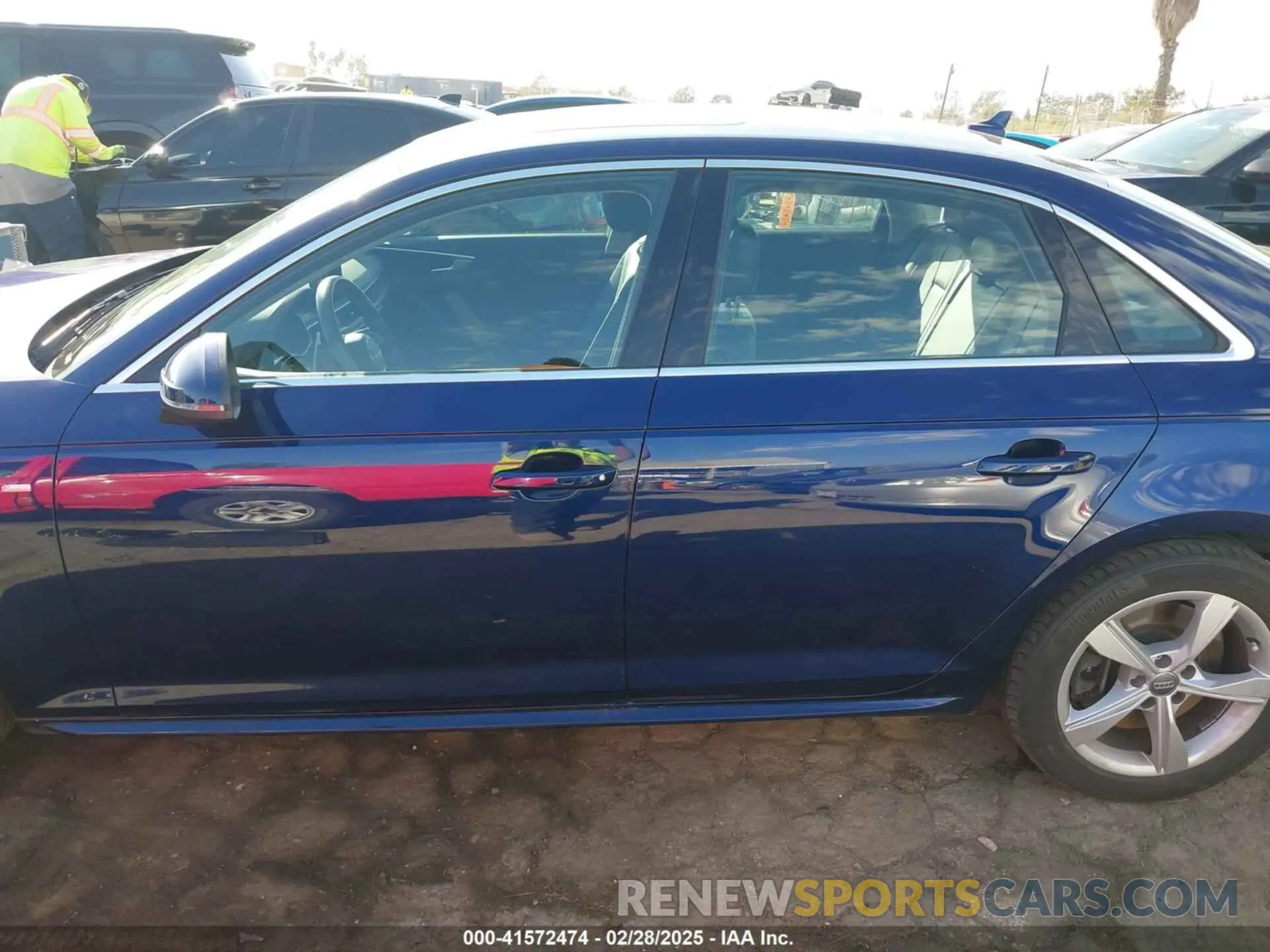 15 Photograph of a damaged car WAUDNAF44KN006633 AUDI A4 2019