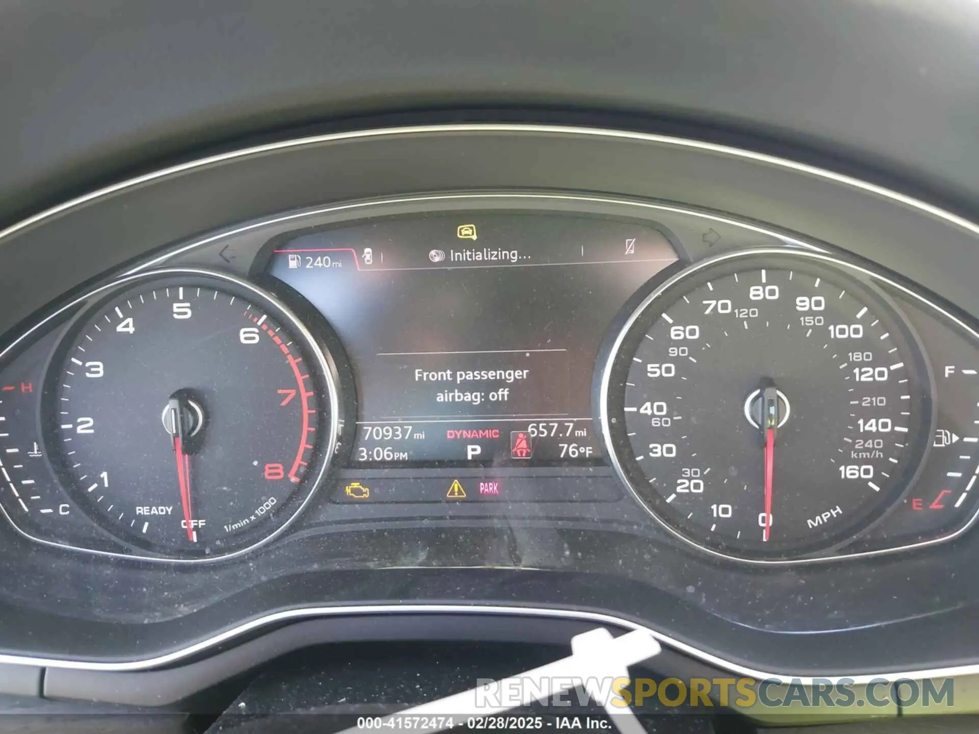 7 Photograph of a damaged car WAUDNAF44KN006633 AUDI A4 2019
