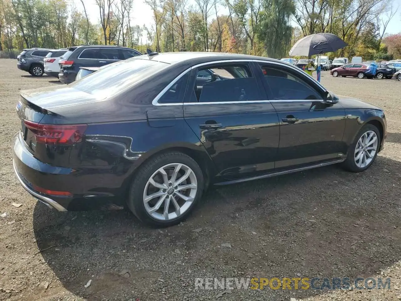 3 Photograph of a damaged car WAUDNAF44KN013243 AUDI A4 2019