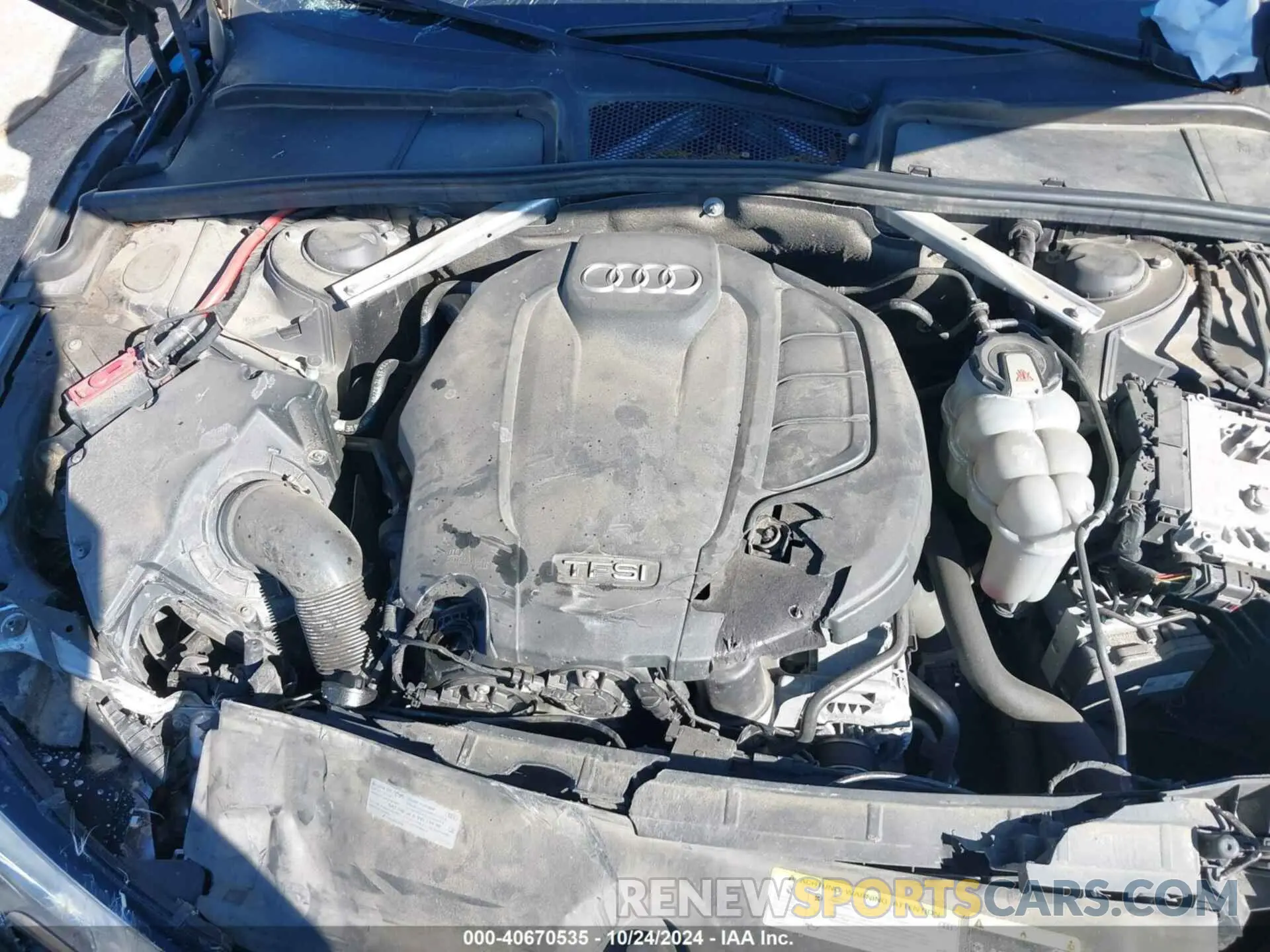 10 Photograph of a damaged car WAUDNAF44KN017776 AUDI A4 2019