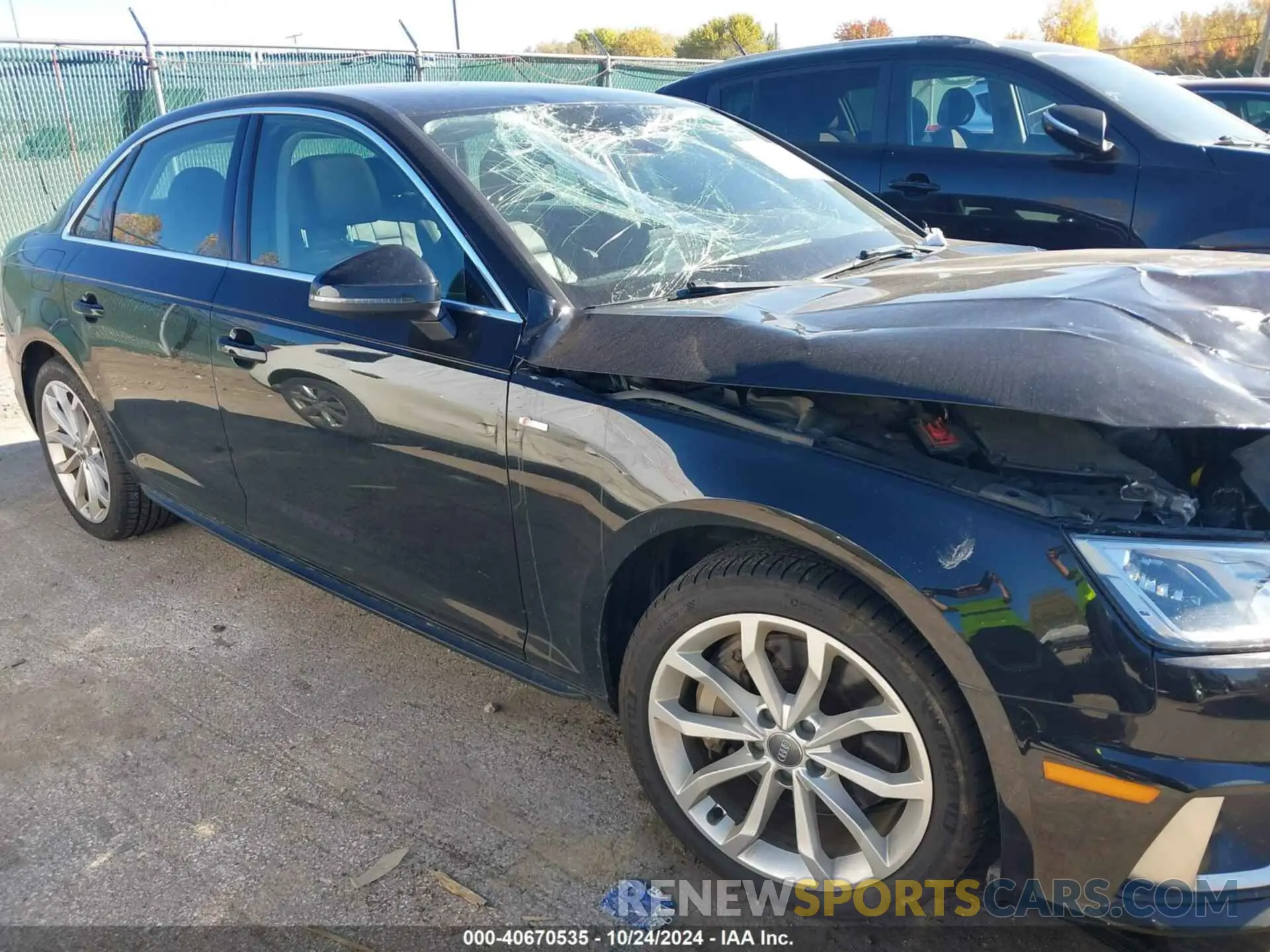 13 Photograph of a damaged car WAUDNAF44KN017776 AUDI A4 2019
