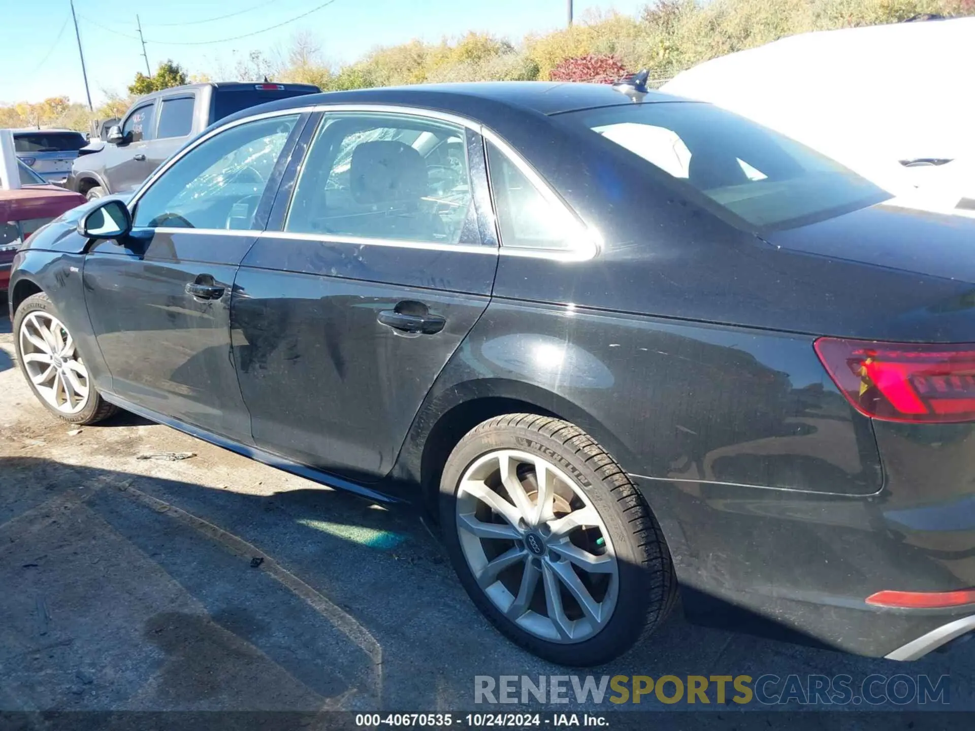 14 Photograph of a damaged car WAUDNAF44KN017776 AUDI A4 2019