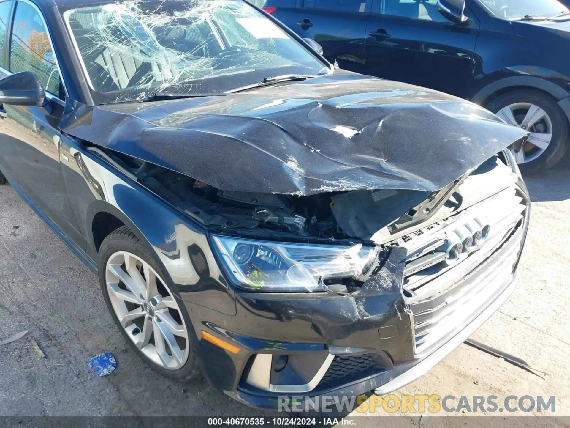 6 Photograph of a damaged car WAUDNAF44KN017776 AUDI A4 2019