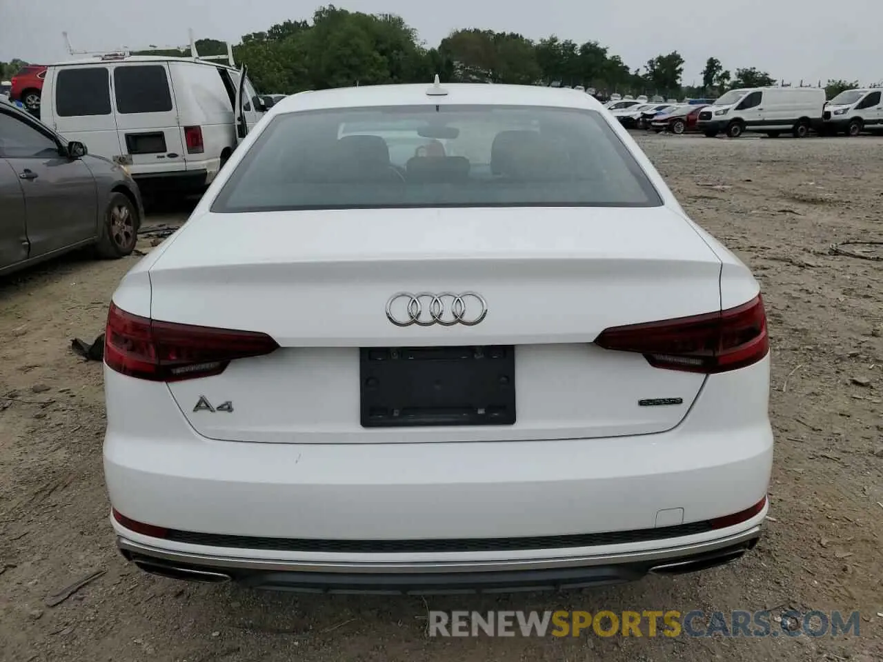 6 Photograph of a damaged car WAUDNAF44KN019060 AUDI A4 2019