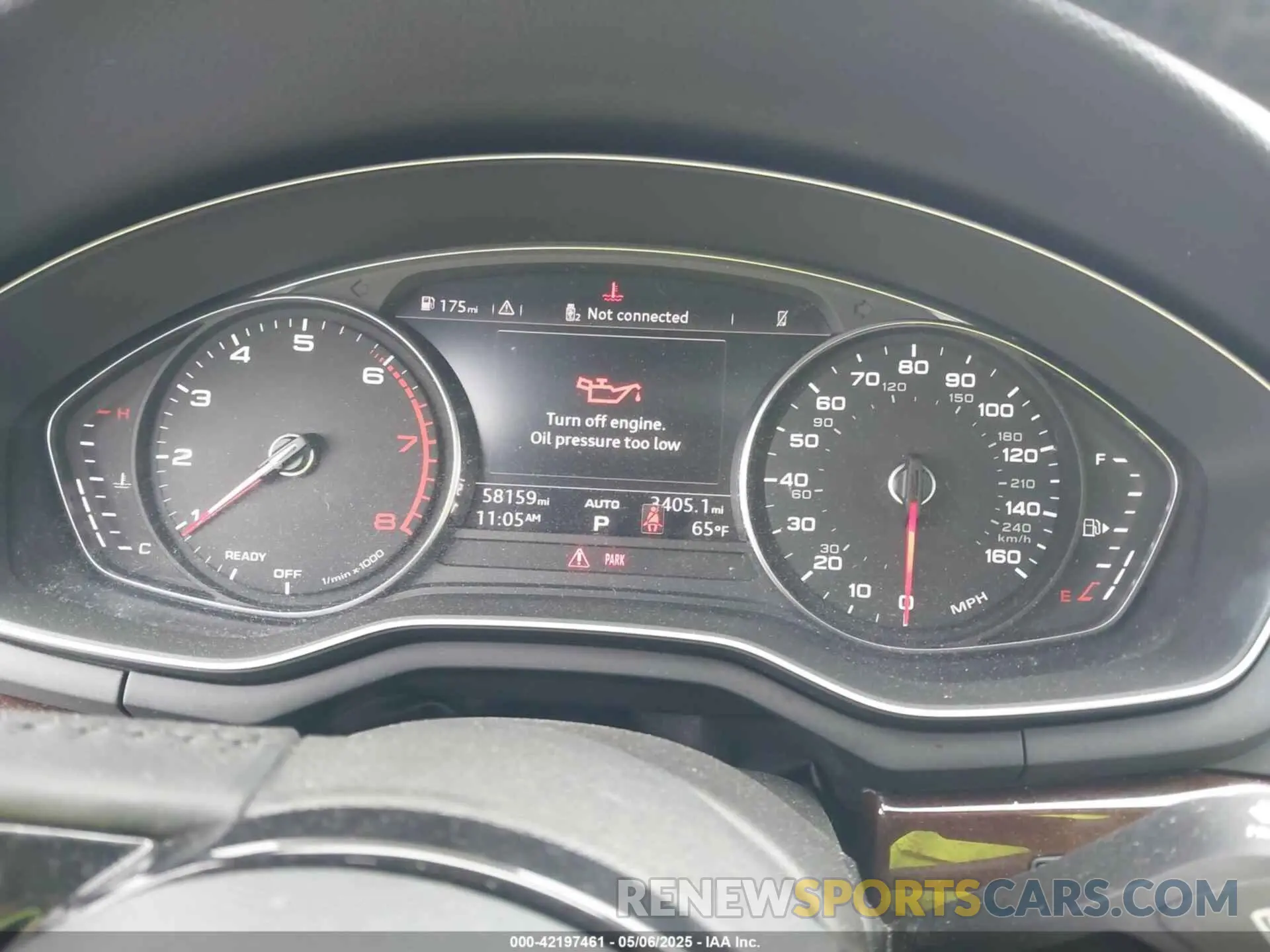 7 Photograph of a damaged car WAUDNAF44KN019219 AUDI A4 2019