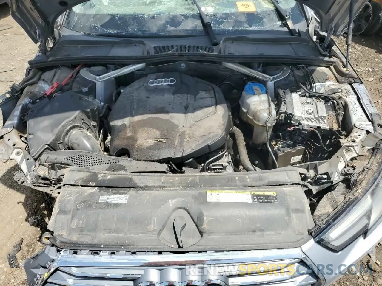 11 Photograph of a damaged car WAUDNAF45KA003246 AUDI A4 2019