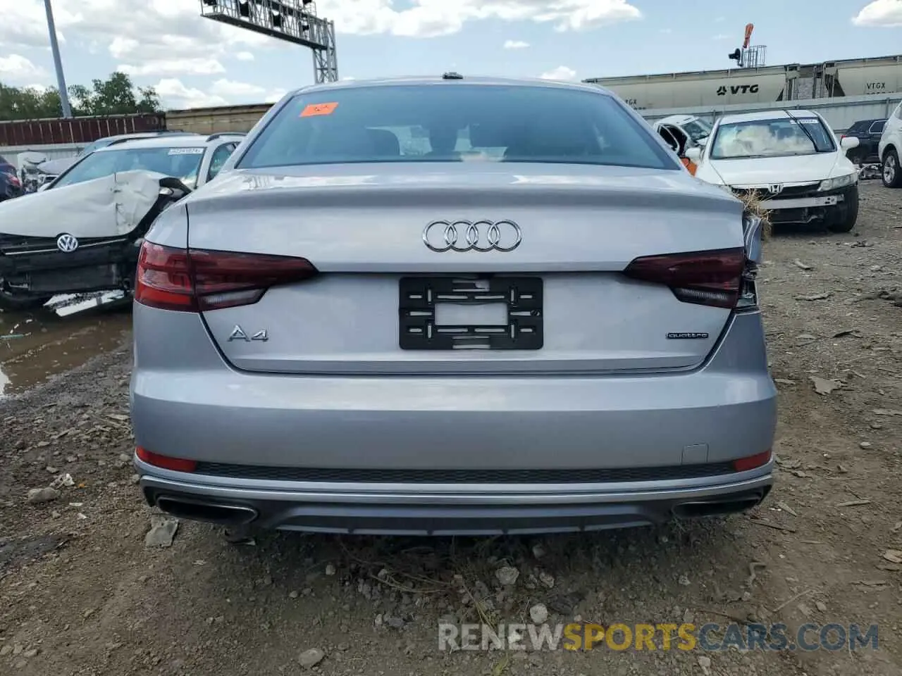6 Photograph of a damaged car WAUDNAF45KA003246 AUDI A4 2019