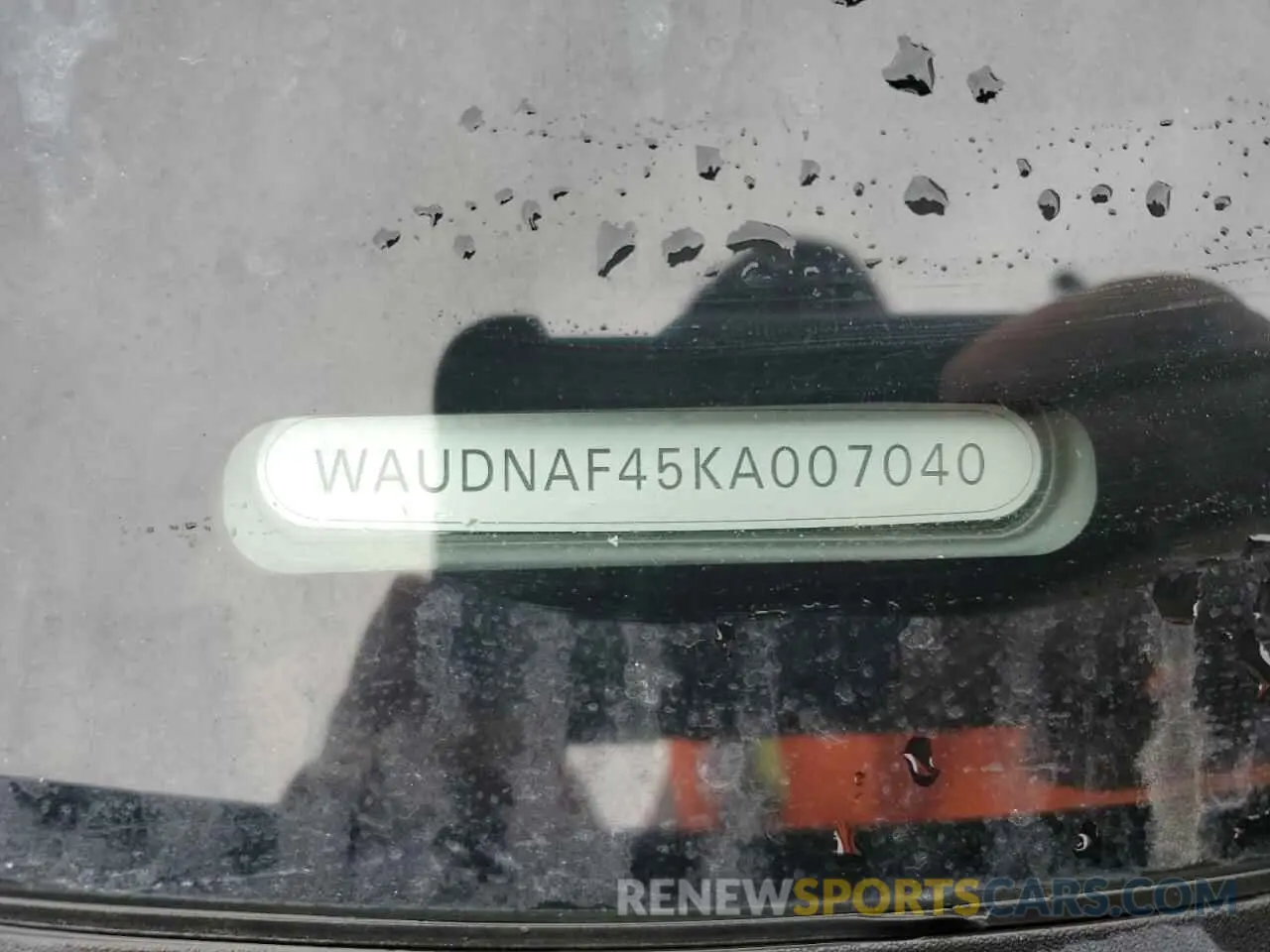 12 Photograph of a damaged car WAUDNAF45KA007040 AUDI A4 2019