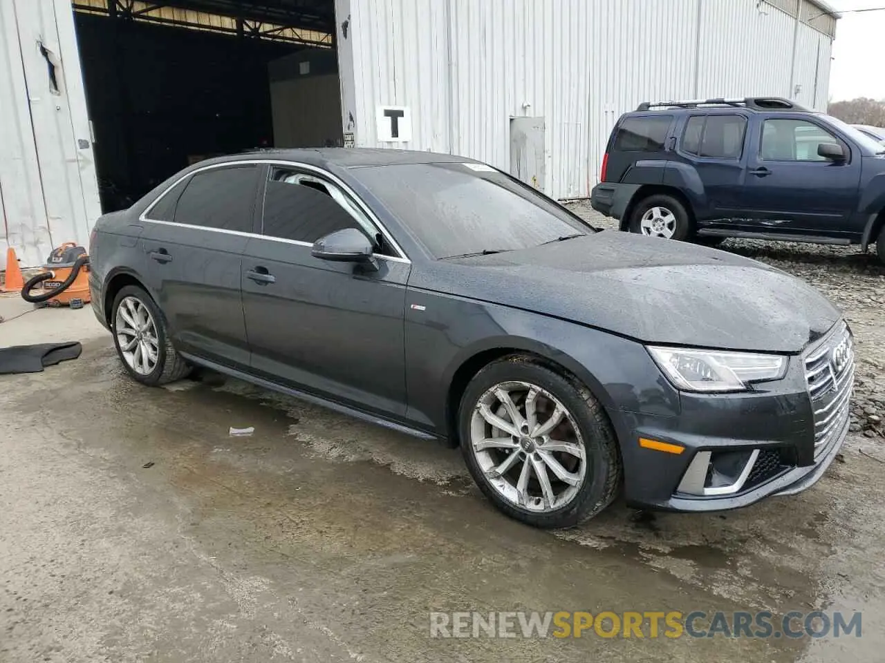 4 Photograph of a damaged car WAUDNAF45KA007040 AUDI A4 2019