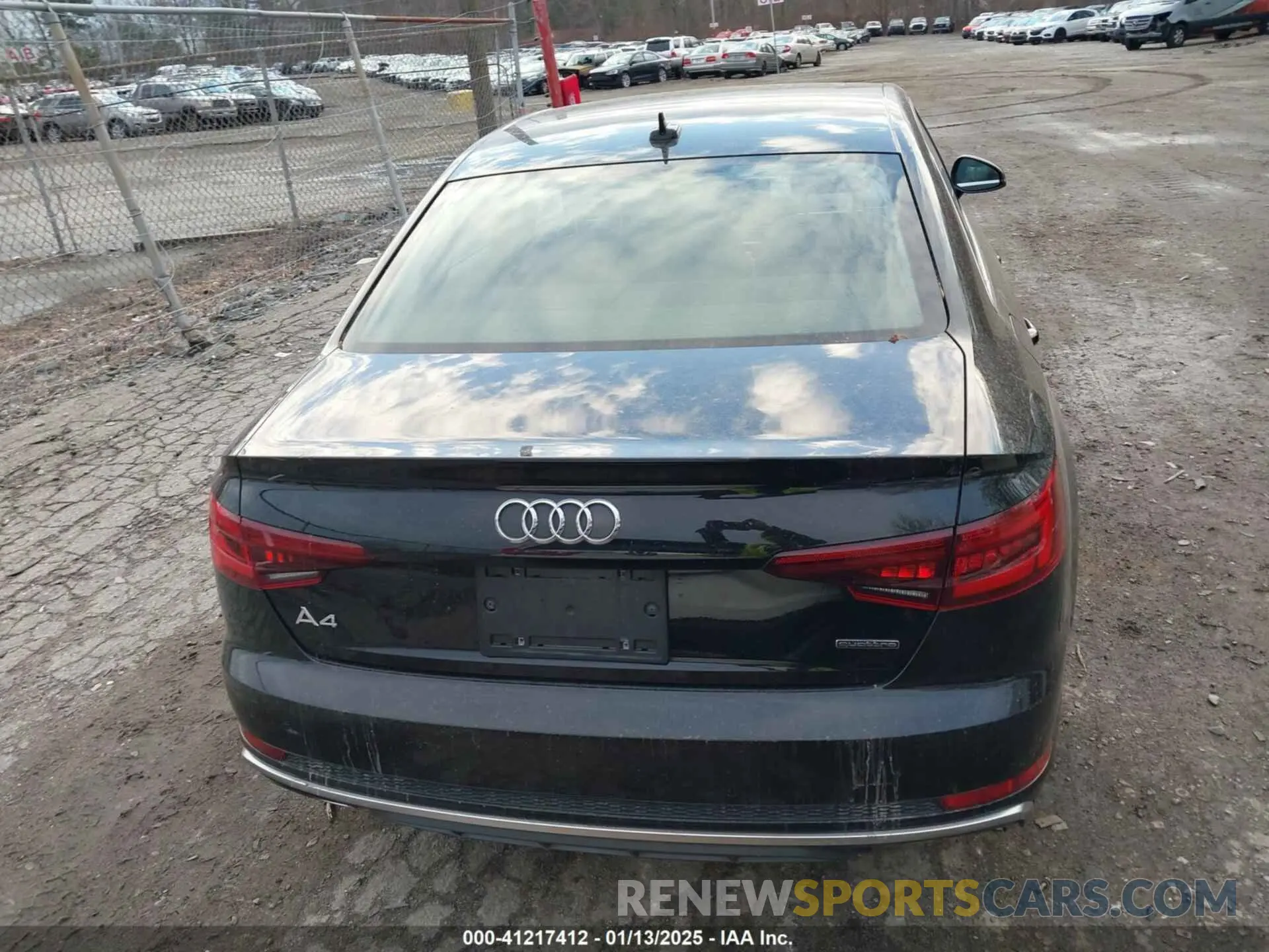 17 Photograph of a damaged car WAUDNAF45KA108157 AUDI A4 2019