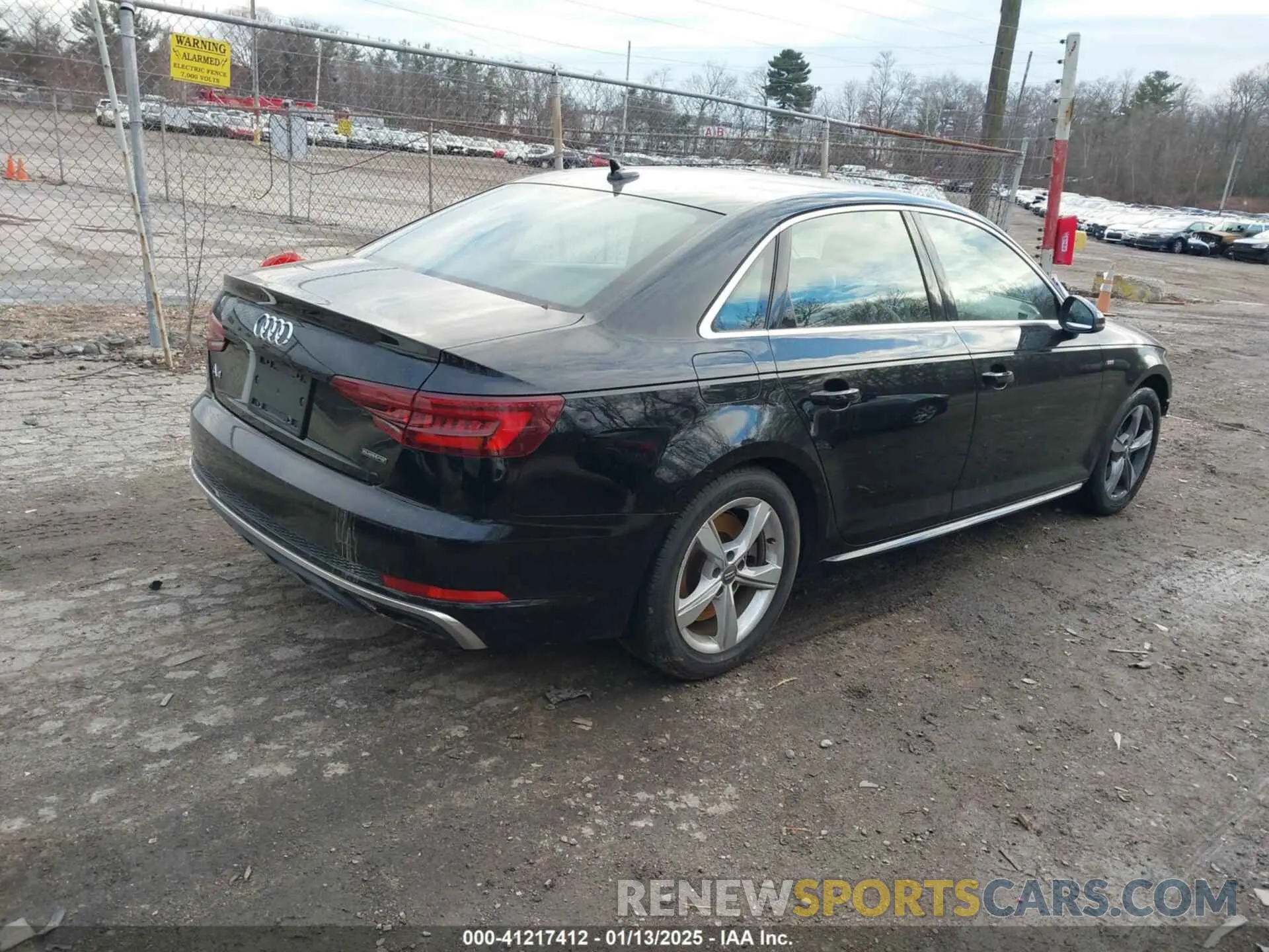4 Photograph of a damaged car WAUDNAF45KA108157 AUDI A4 2019