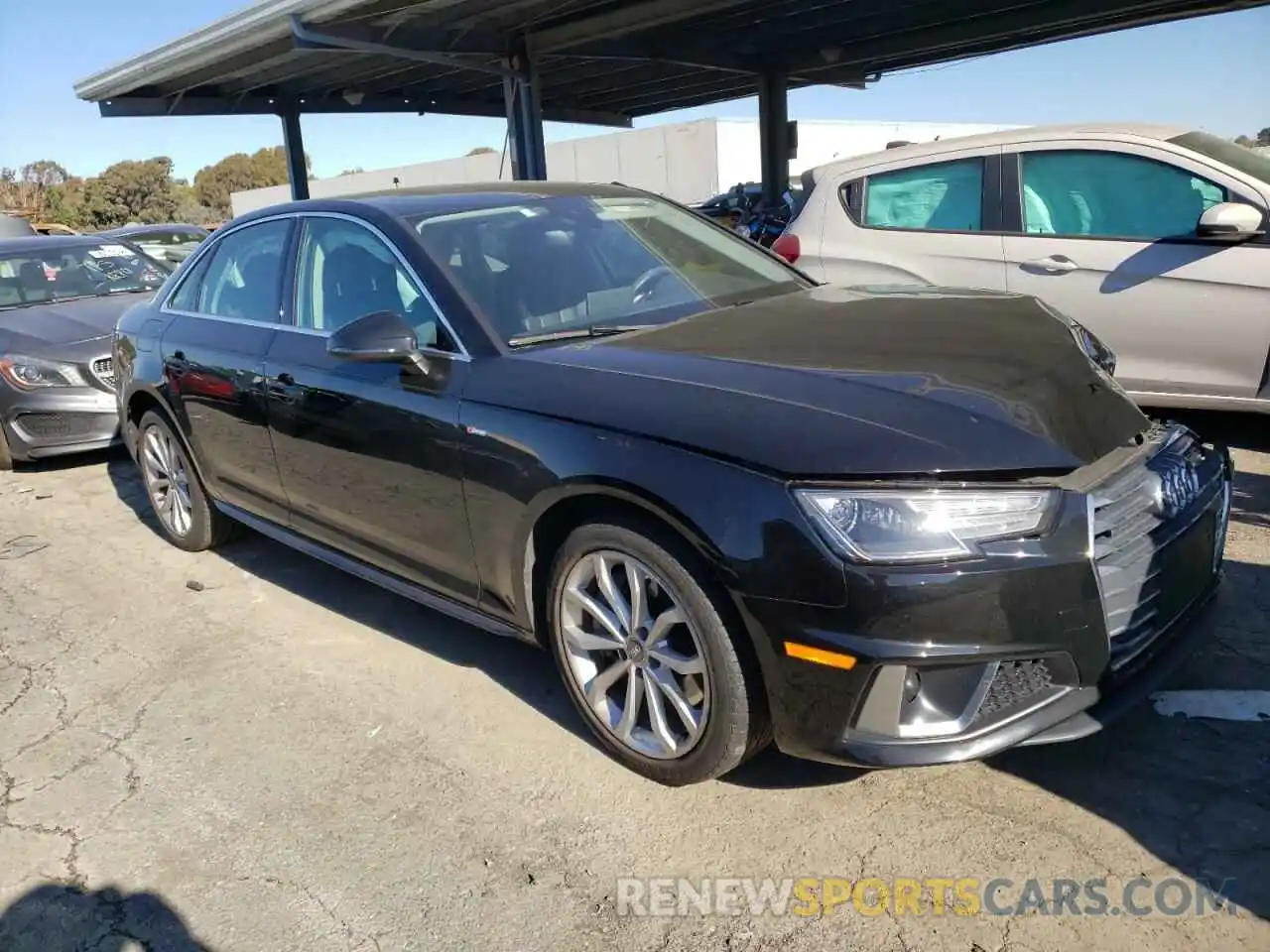 4 Photograph of a damaged car WAUDNAF45KN020444 AUDI A4 2019