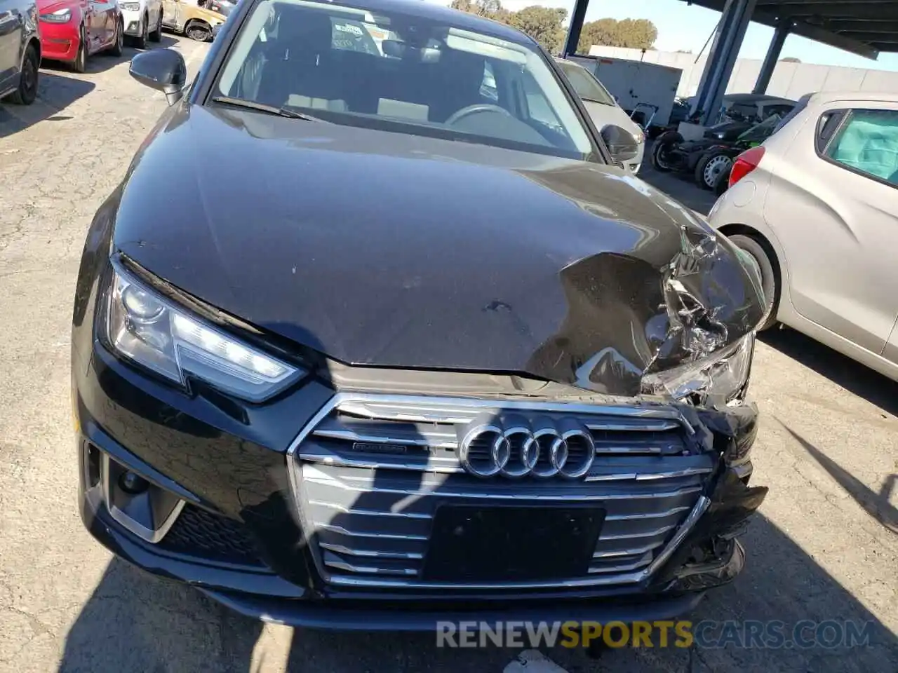 5 Photograph of a damaged car WAUDNAF45KN020444 AUDI A4 2019