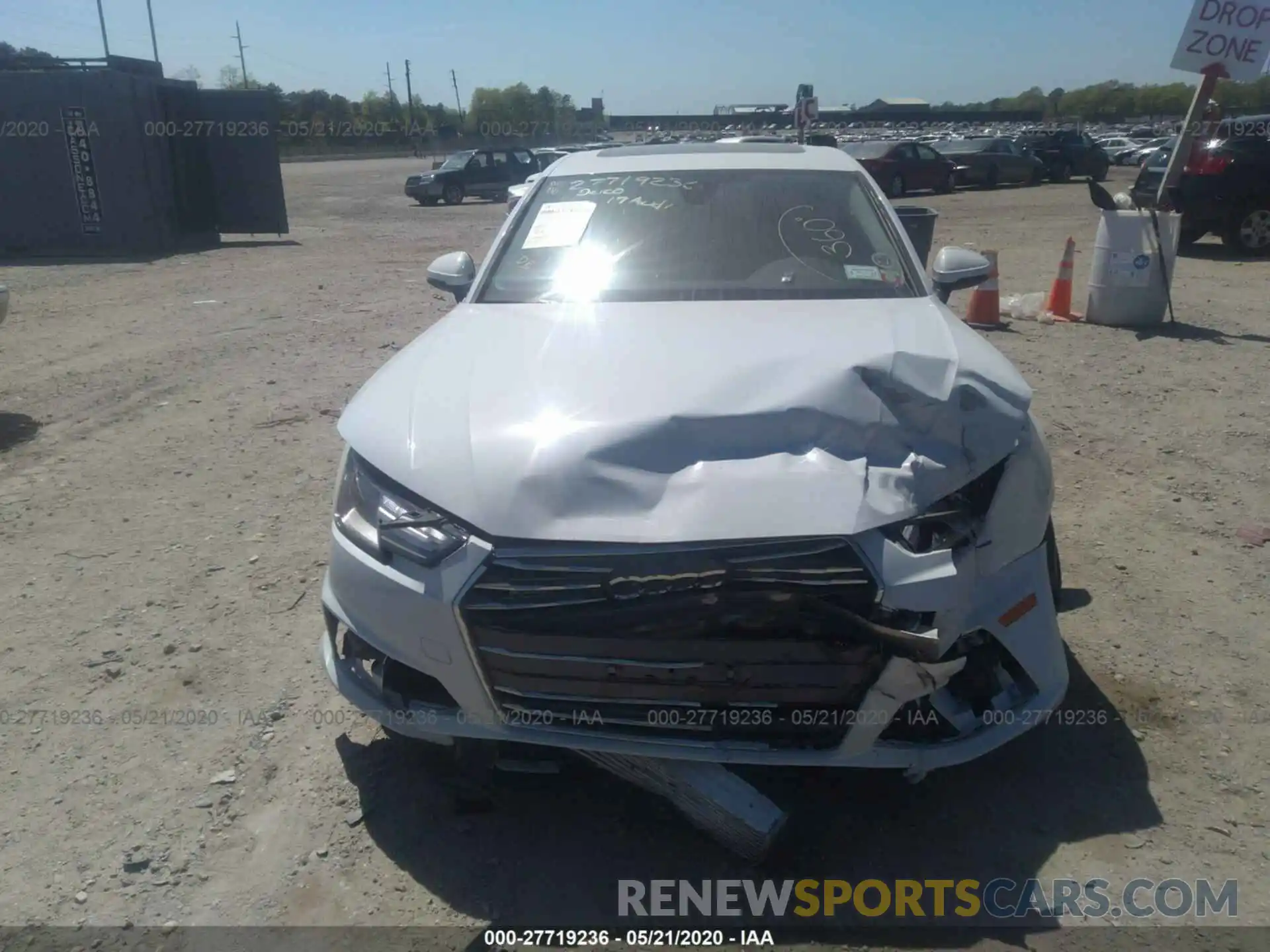 6 Photograph of a damaged car WAUDNAF46KA014112 AUDI A4 2019