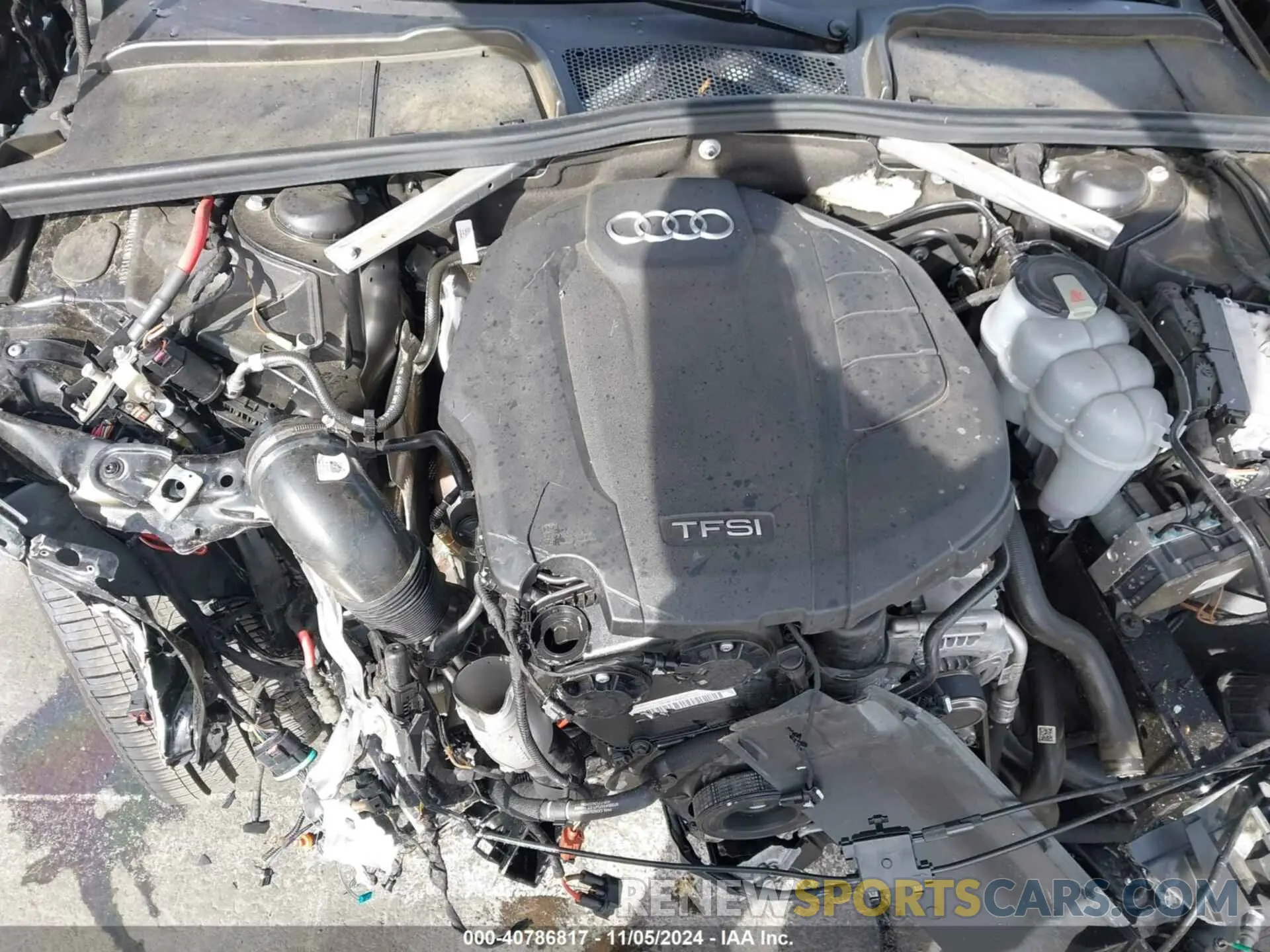 10 Photograph of a damaged car WAUDNAF46KN013468 AUDI A4 2019