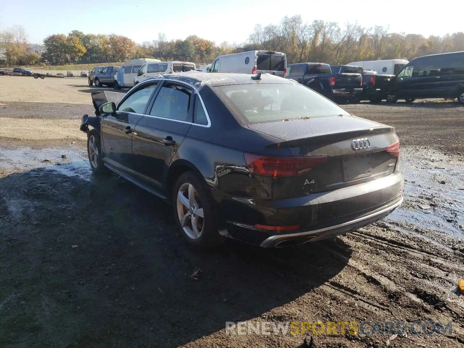 3 Photograph of a damaged car WAUDNAF48KA015021 AUDI A4 2019