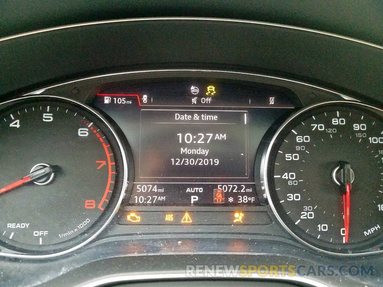 8 Photograph of a damaged car WAUDNAF48KA025550 AUDI A4 2019