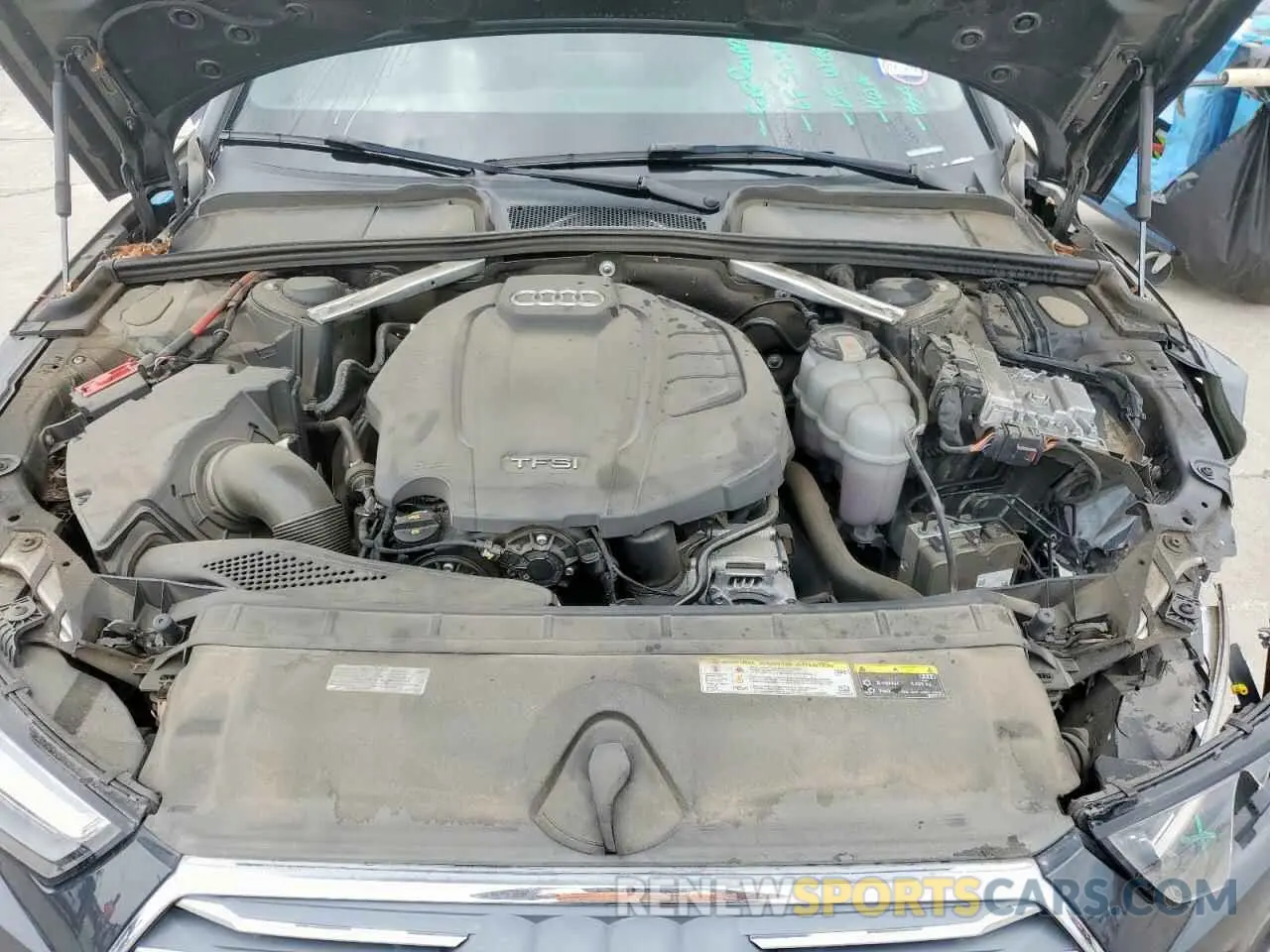 11 Photograph of a damaged car WAUDNAF48KN018509 AUDI A4 2019