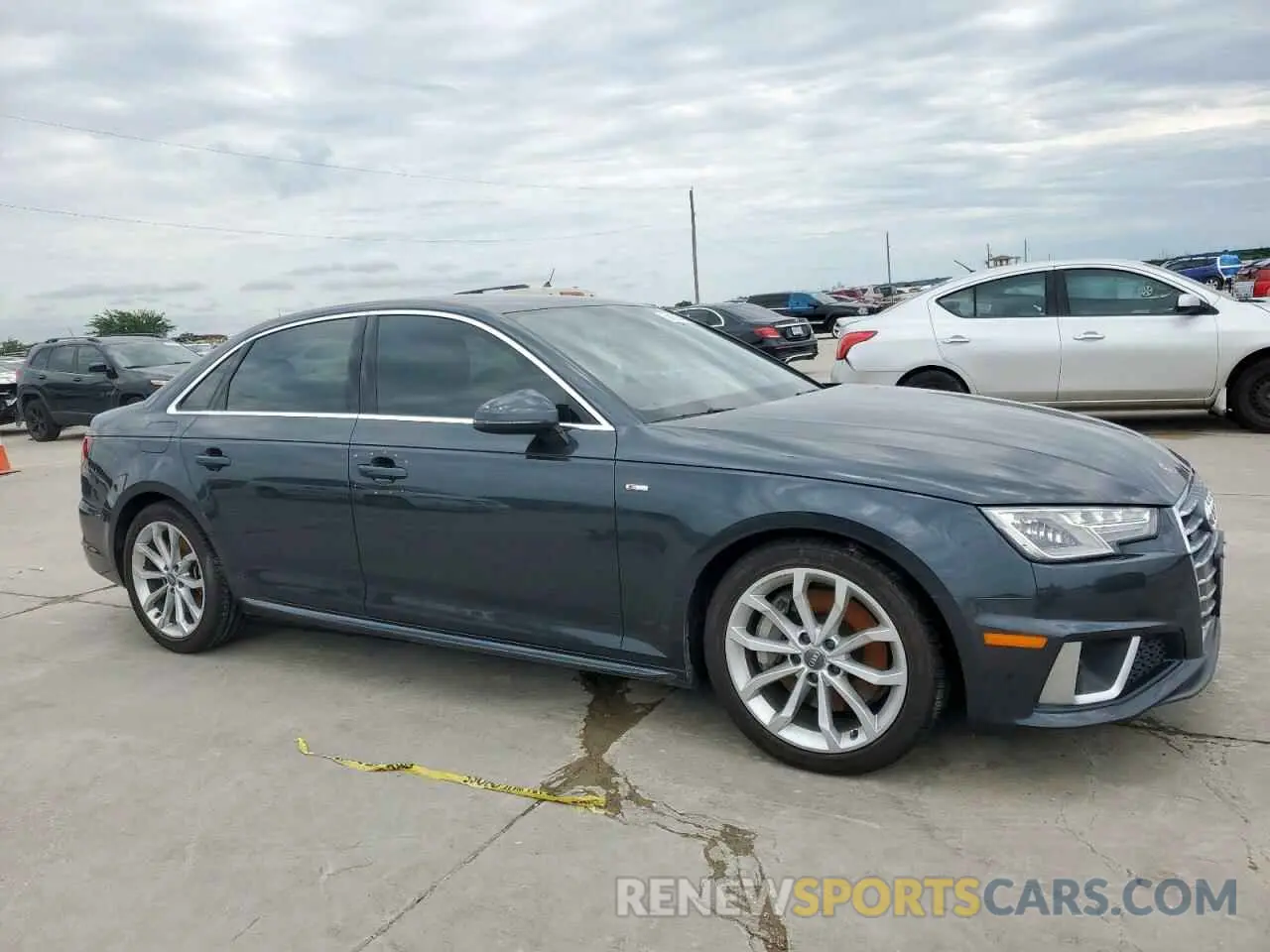 4 Photograph of a damaged car WAUDNAF48KN018509 AUDI A4 2019