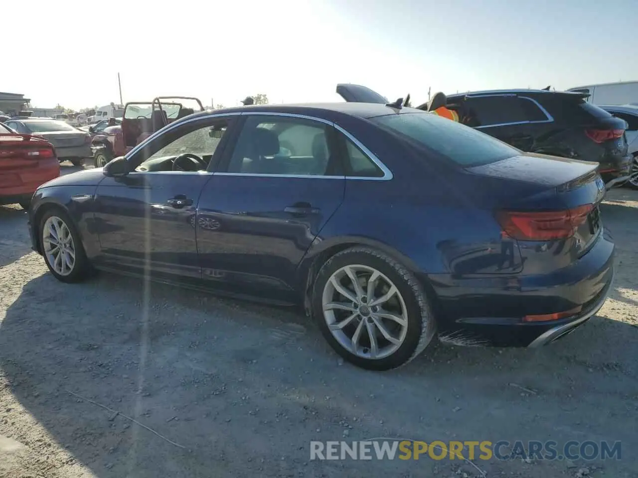 2 Photograph of a damaged car WAUDNAF4XKA004649 AUDI A4 2019