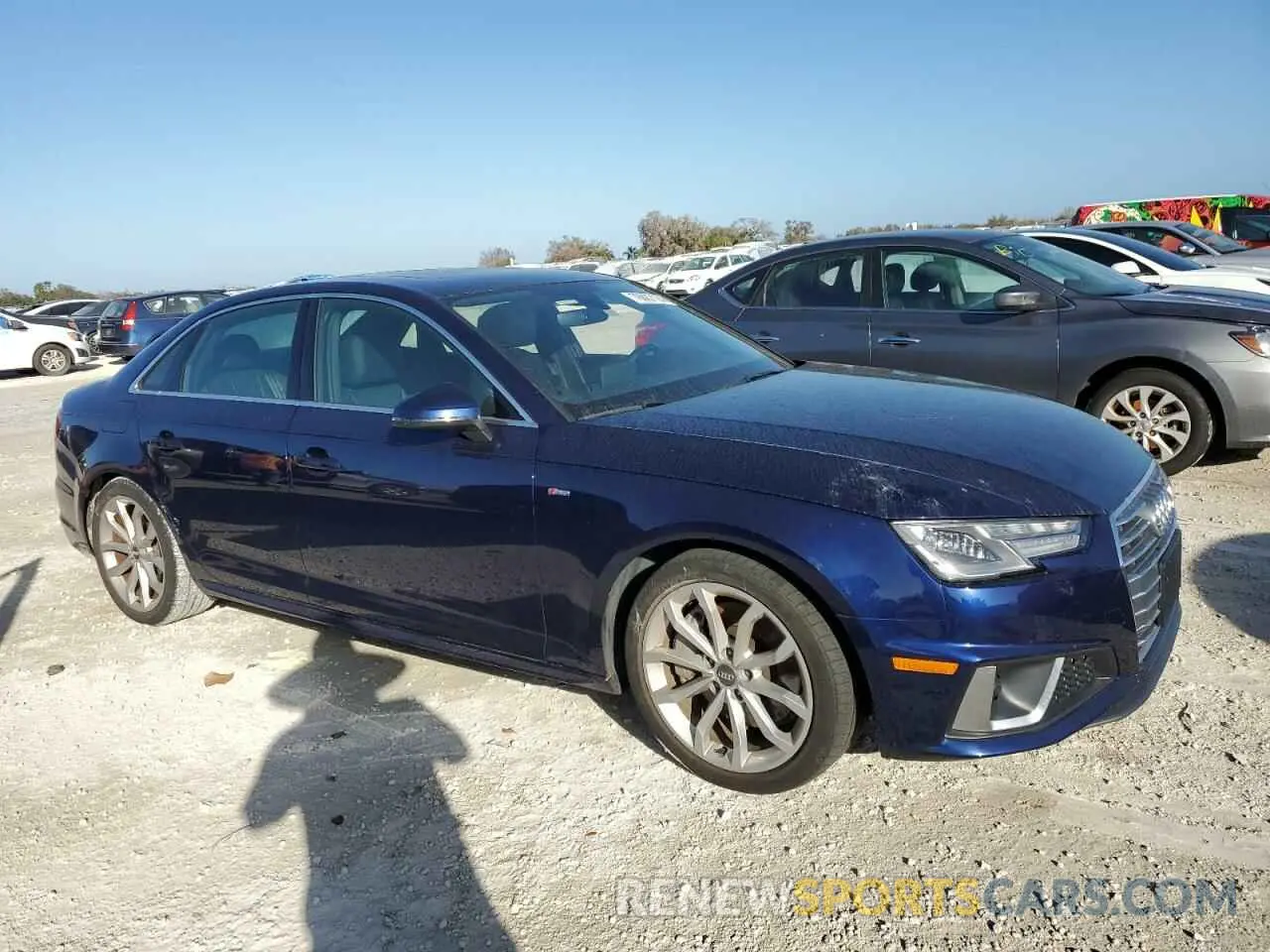 4 Photograph of a damaged car WAUDNAF4XKA004649 AUDI A4 2019