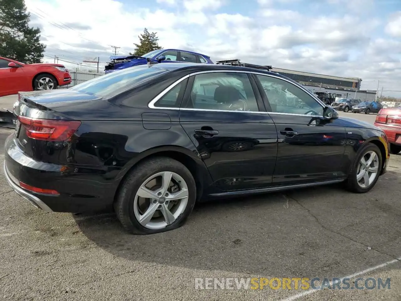 3 Photograph of a damaged car WAUDNAF4XKA012315 AUDI A4 2019