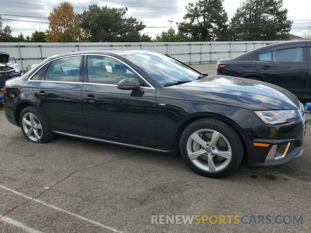 4 Photograph of a damaged car WAUDNAF4XKA012315 AUDI A4 2019