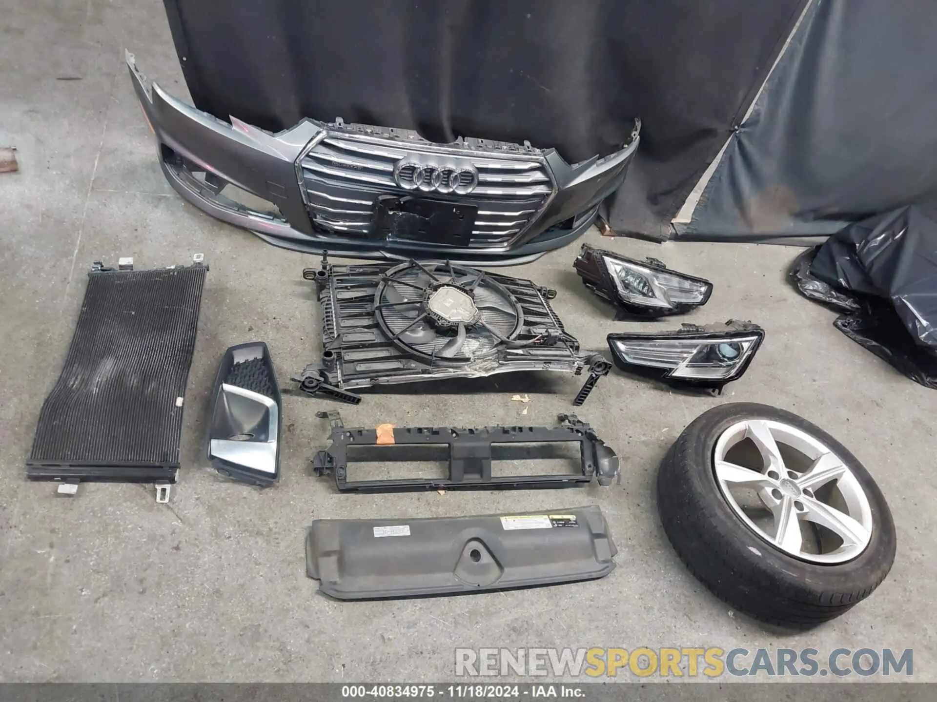 12 Photograph of a damaged car WAUDNAF4XKA022195 AUDI A4 2019