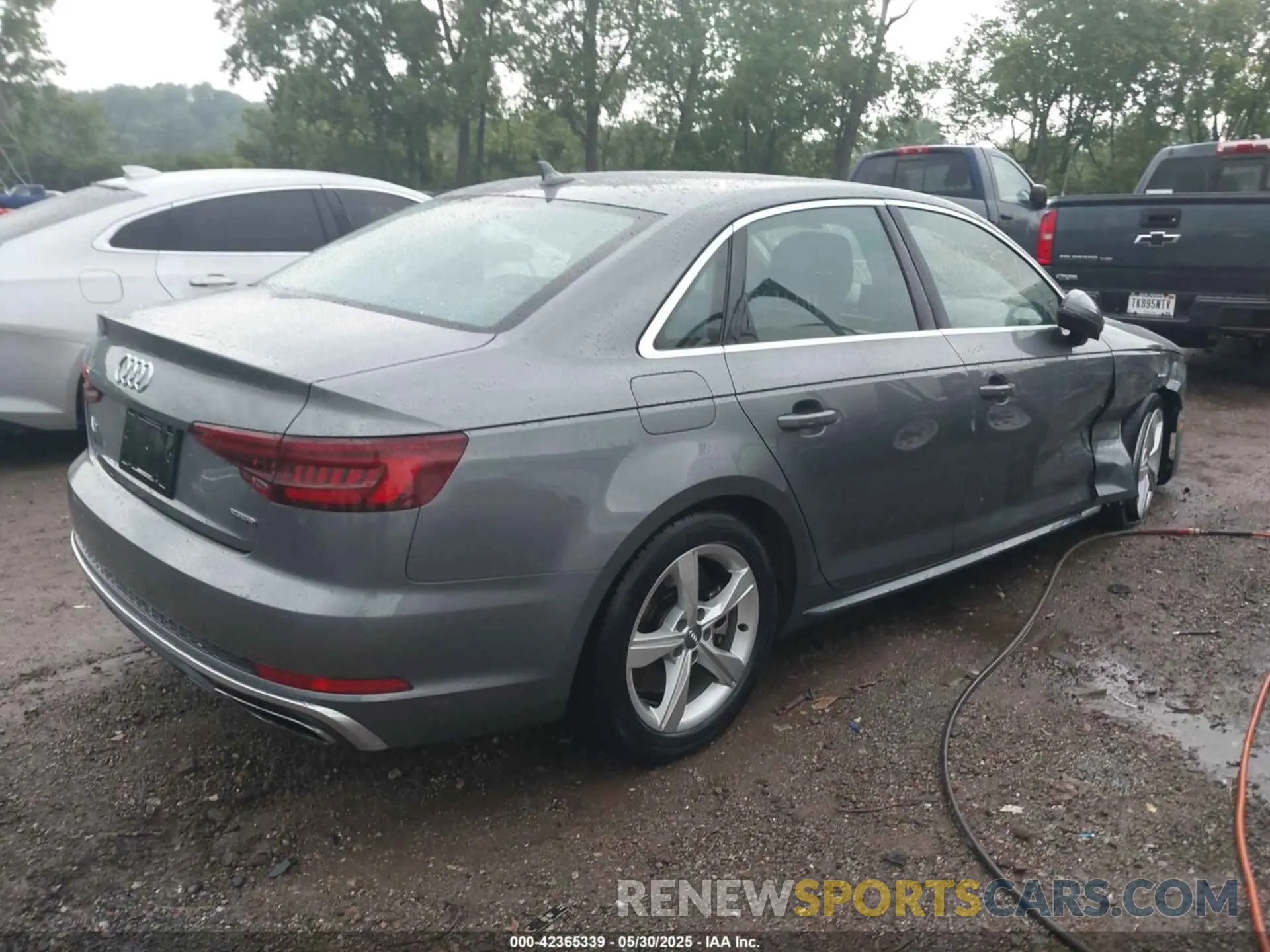 4 Photograph of a damaged car WAUDNAF4XKA022830 AUDI A4 2019