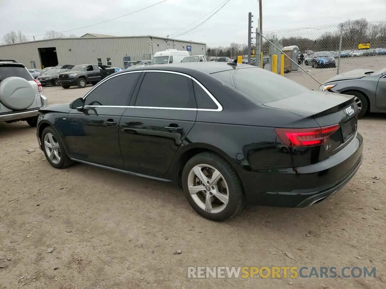 2 Photograph of a damaged car WAUDNAF4XKA108414 AUDI A4 2019