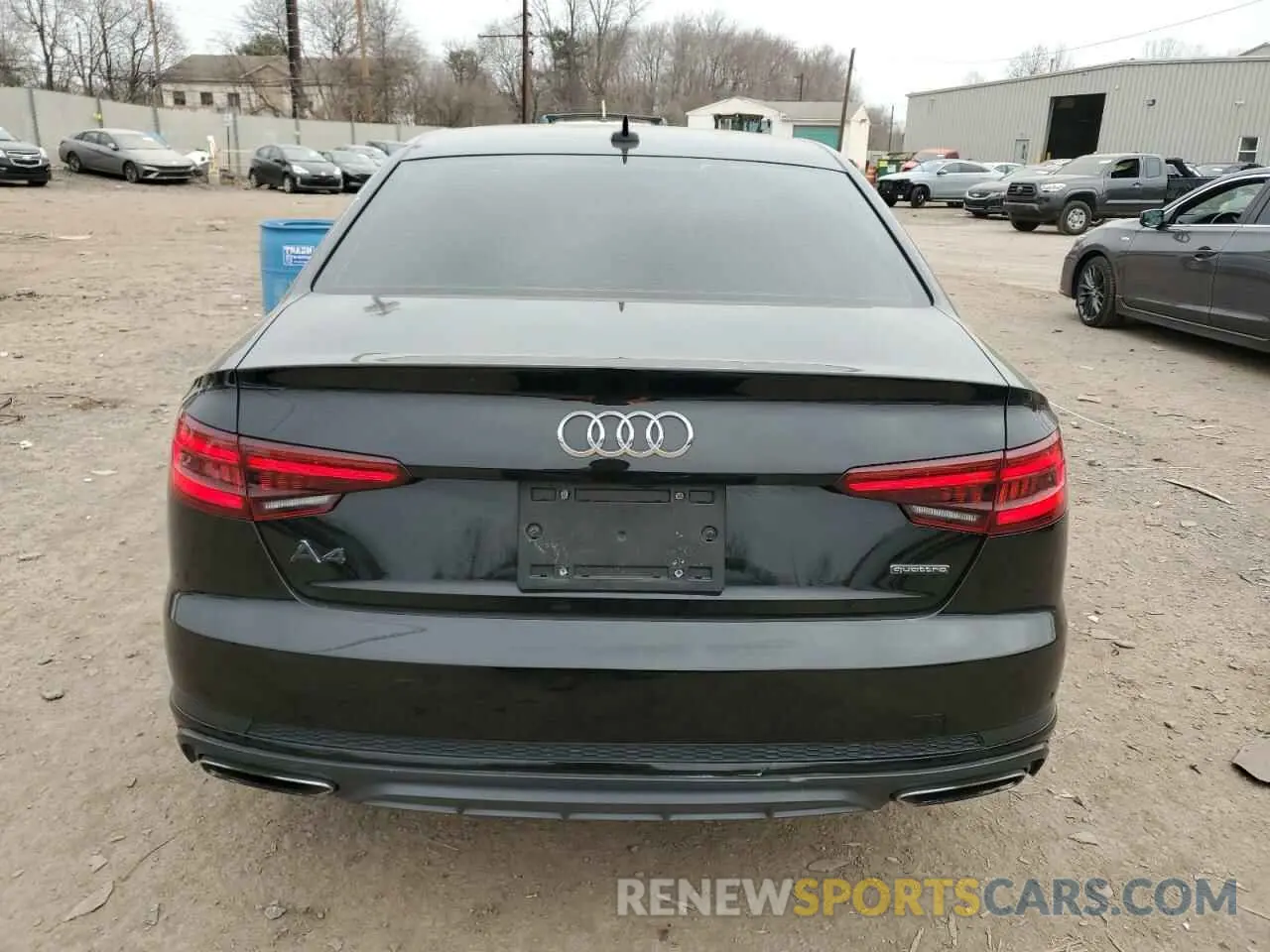 6 Photograph of a damaged car WAUDNAF4XKA108414 AUDI A4 2019