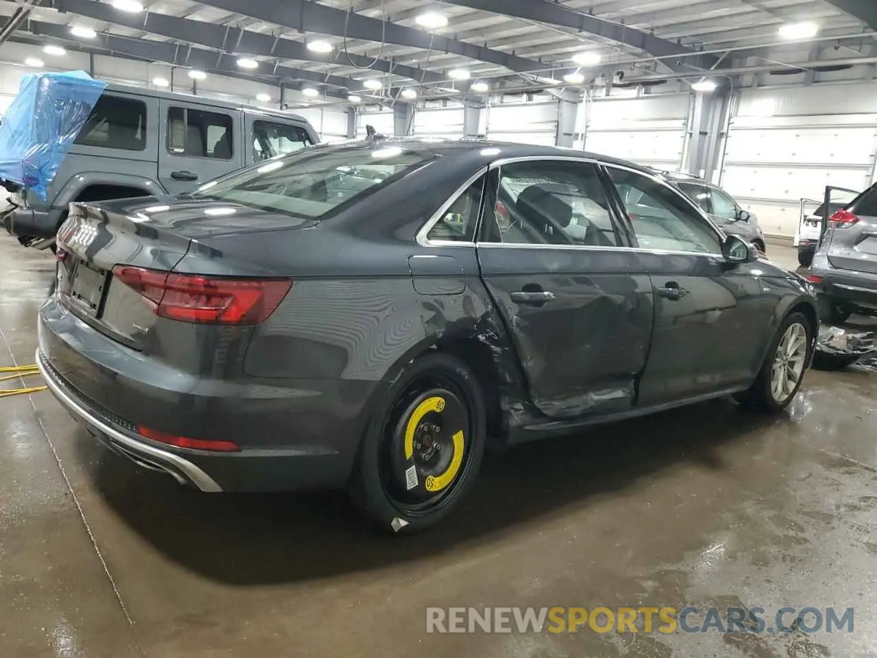 3 Photograph of a damaged car WAUDNAF4XKA117906 AUDI A4 2019