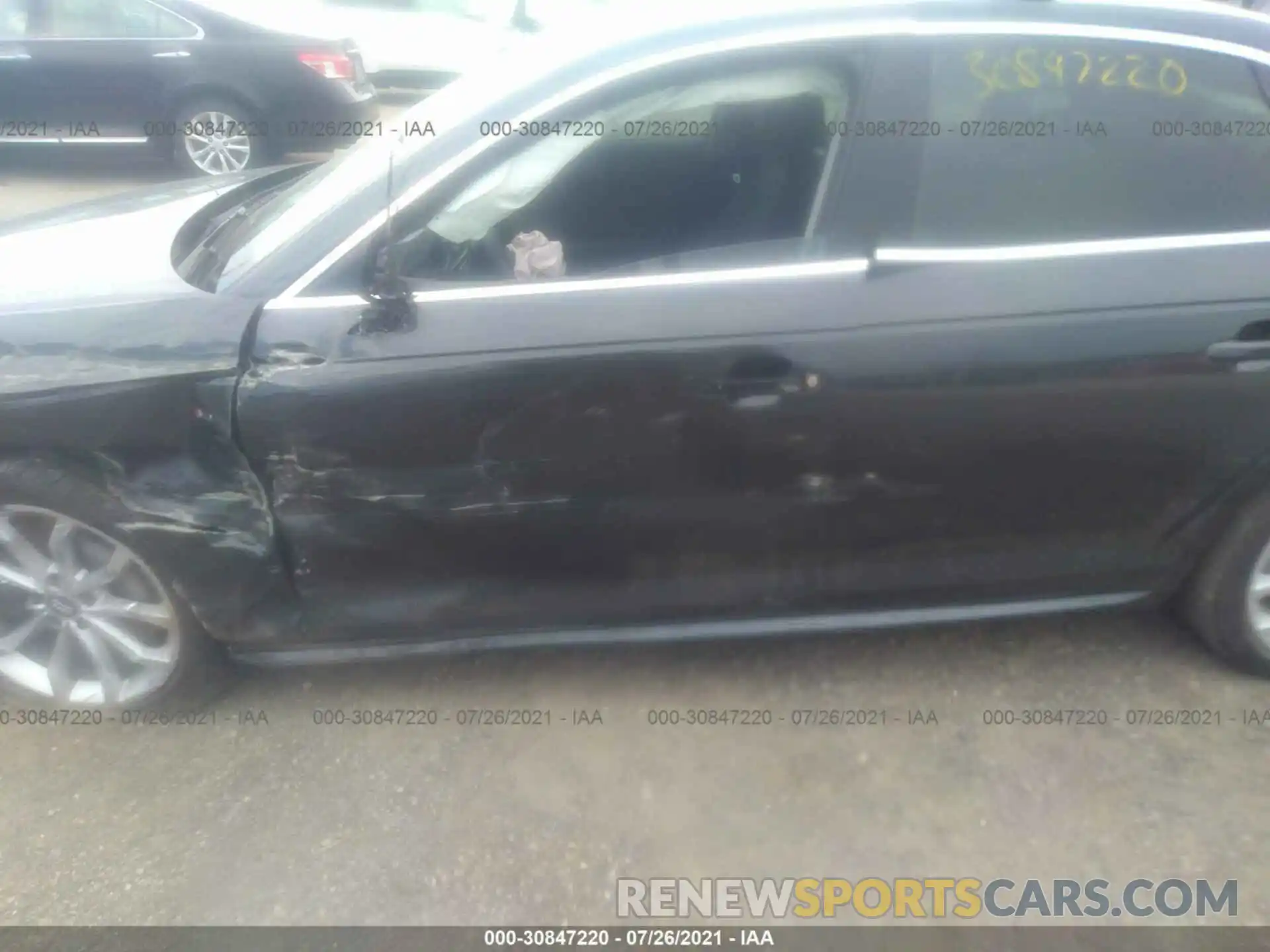 6 Photograph of a damaged car WAUDNAF4XKN007723 AUDI A4 2019