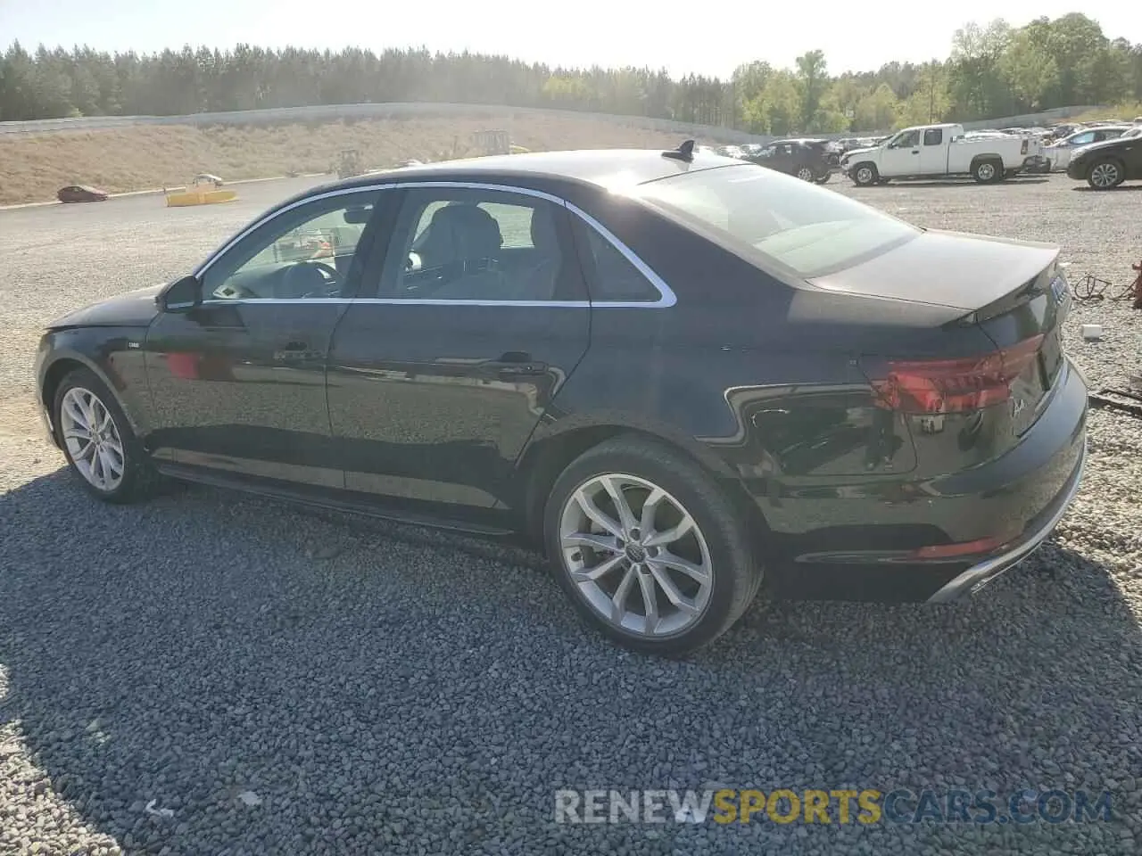 2 Photograph of a damaged car WAUDNAF4XKN020004 AUDI A4 2019