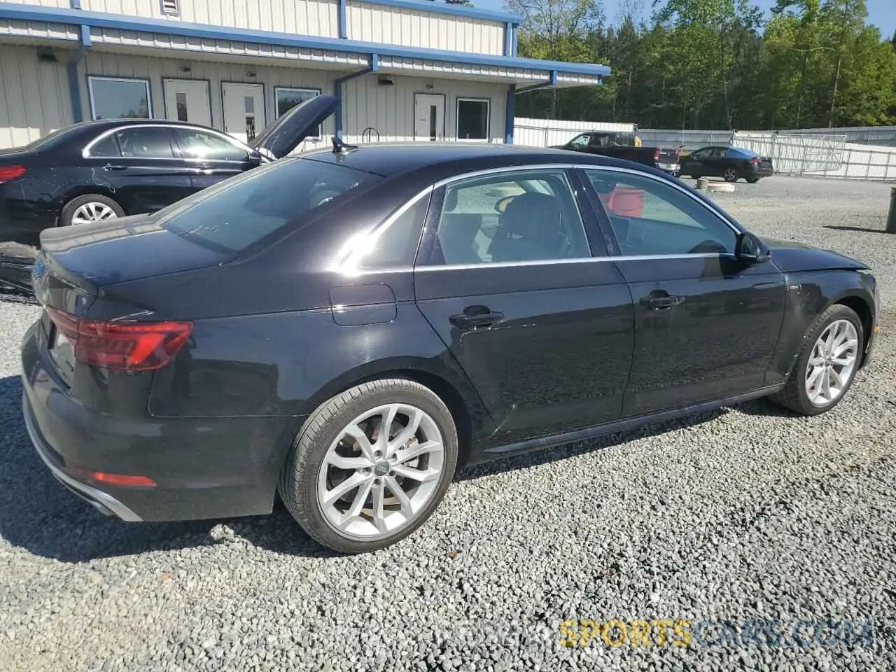3 Photograph of a damaged car WAUDNAF4XKN020004 AUDI A4 2019