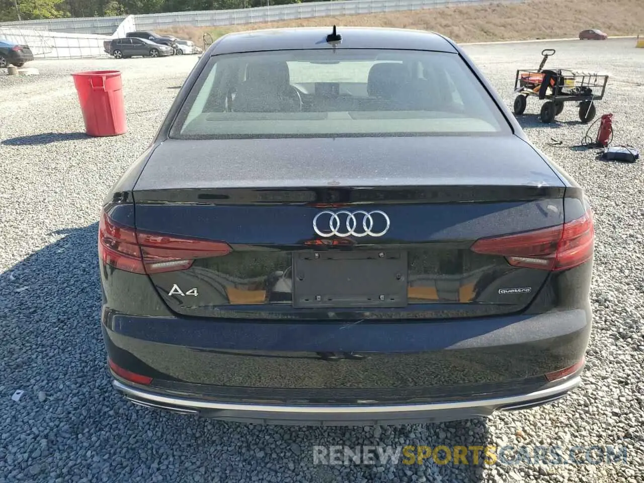 6 Photograph of a damaged car WAUDNAF4XKN020004 AUDI A4 2019