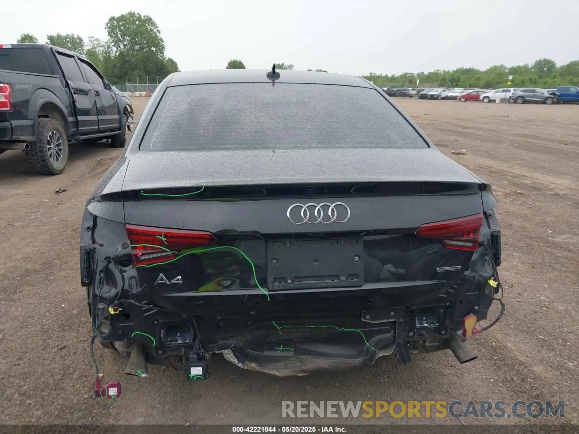 16 Photograph of a damaged car WAUENAF40KA021383 AUDI A4 2019