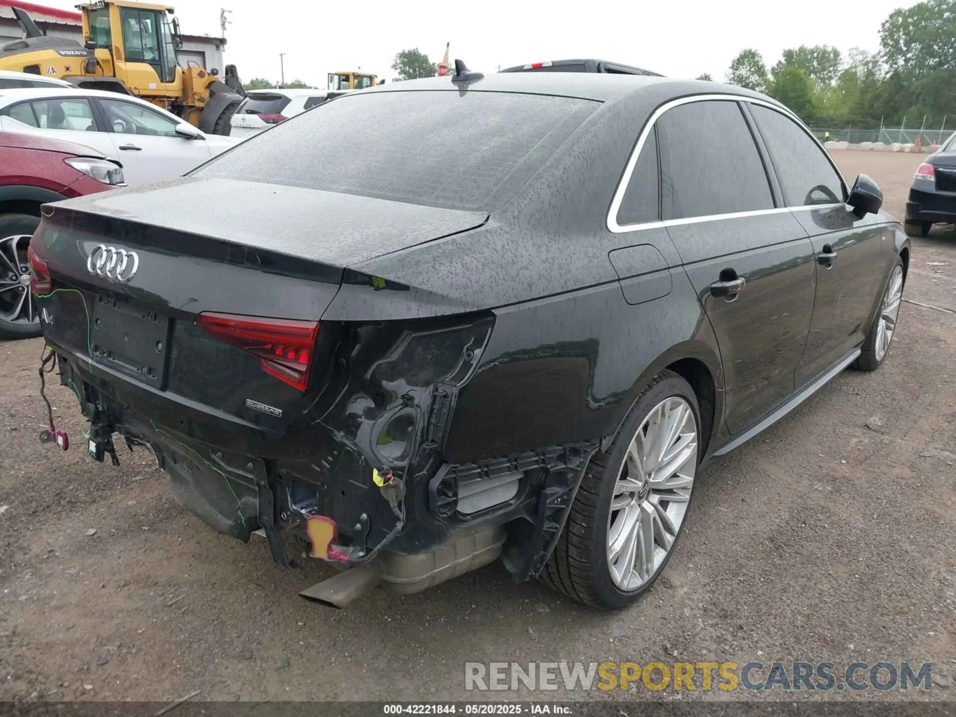 4 Photograph of a damaged car WAUENAF40KA021383 AUDI A4 2019