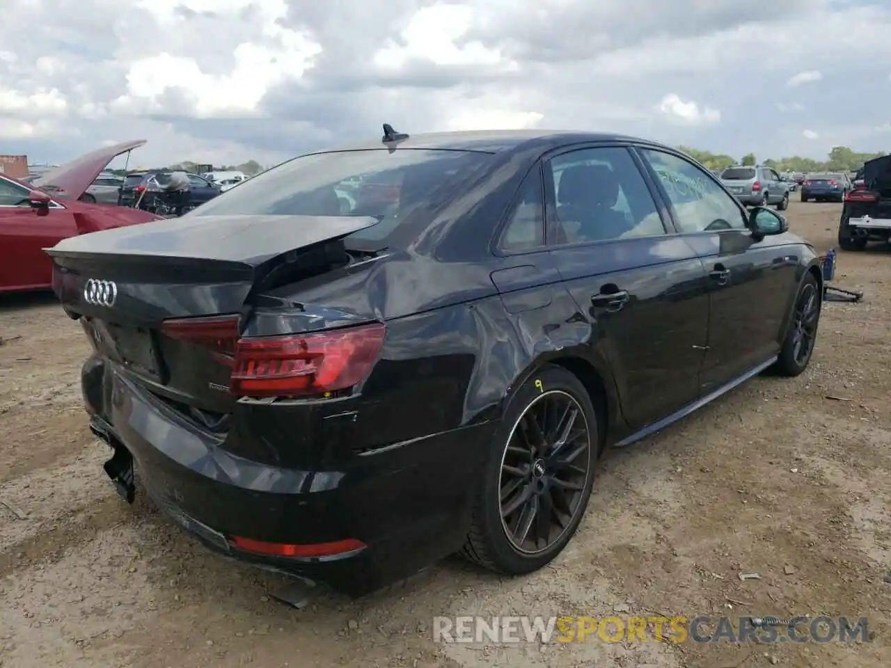 4 Photograph of a damaged car WAUENAF40KA056747 AUDI A4 2019