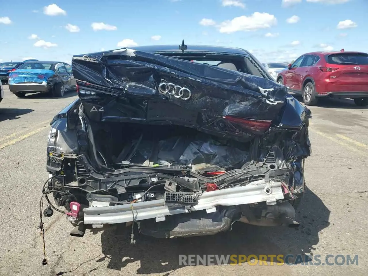 6 Photograph of a damaged car WAUENAF40KA112220 AUDI A4 2019