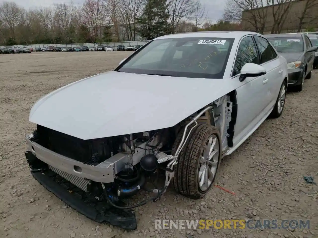 2 Photograph of a damaged car WAUENAF40KN015530 AUDI A4 2019