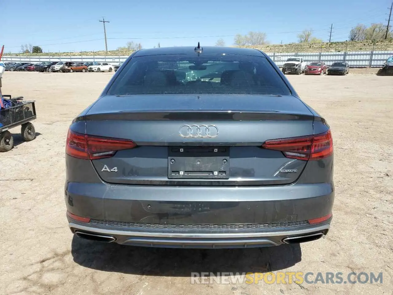 6 Photograph of a damaged car WAUENAF40KN015544 AUDI A4 2019