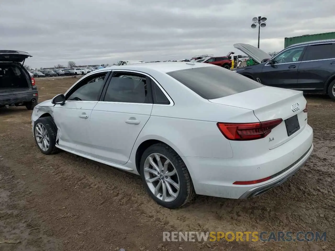2 Photograph of a damaged car WAUENAF40KN020677 AUDI A4 2019