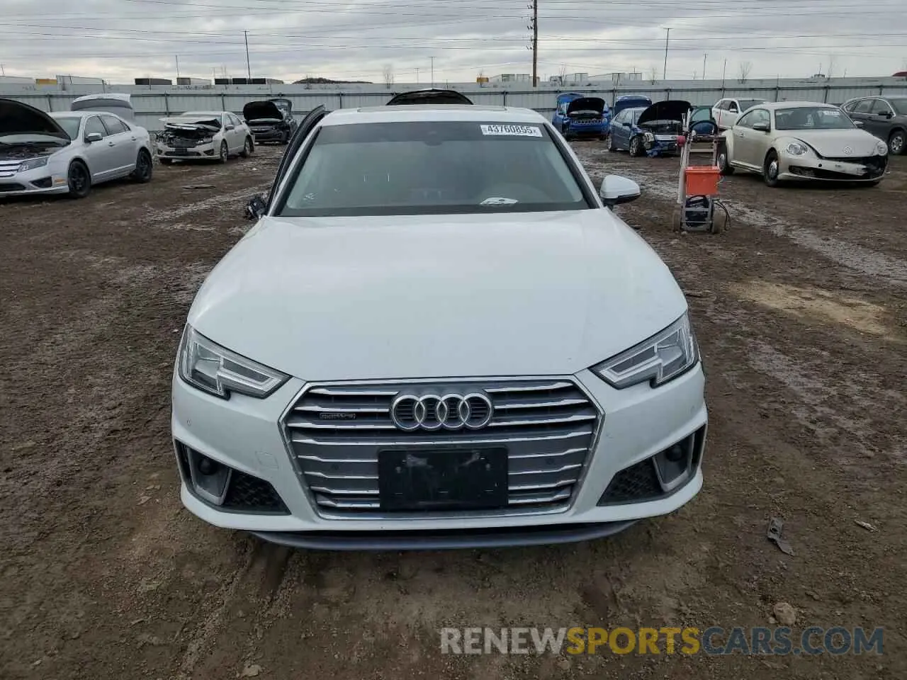 5 Photograph of a damaged car WAUENAF40KN020677 AUDI A4 2019