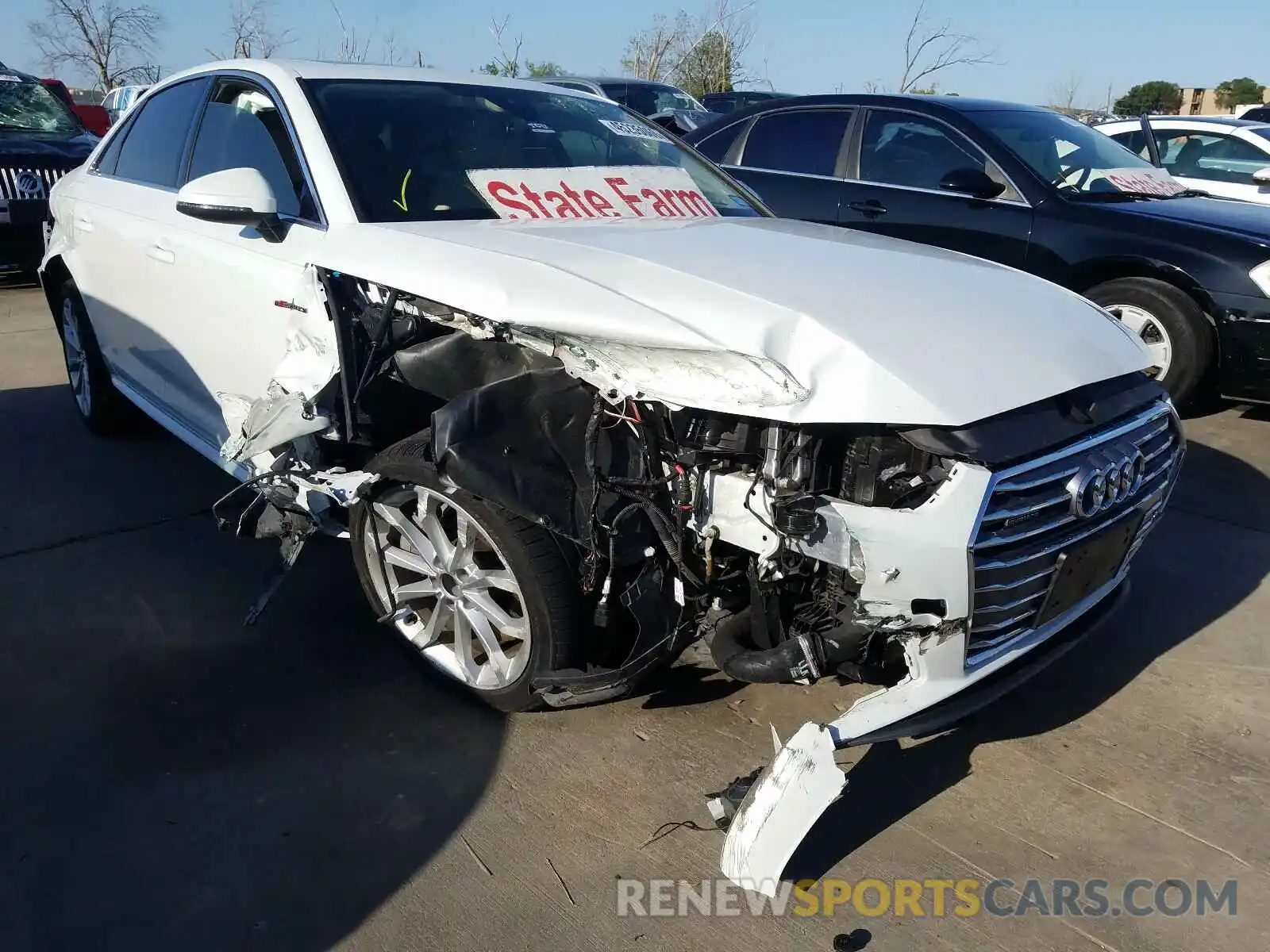 1 Photograph of a damaged car WAUENAF41KA014927 AUDI A4 2019