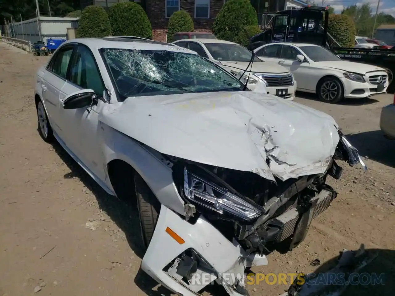 9 Photograph of a damaged car WAUENAF41KA027080 AUDI A4 2019