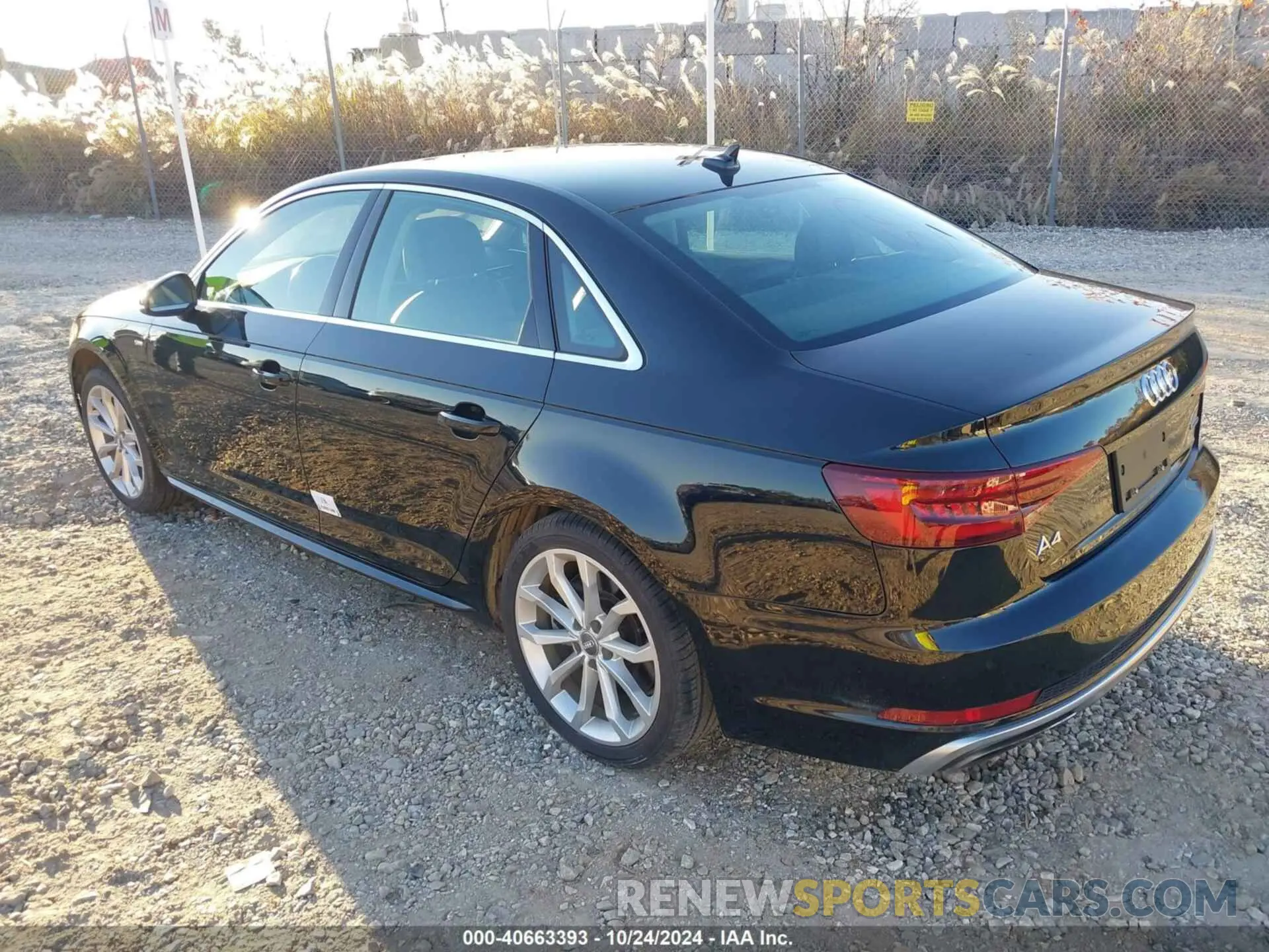 3 Photograph of a damaged car WAUENAF41KA118687 AUDI A4 2019