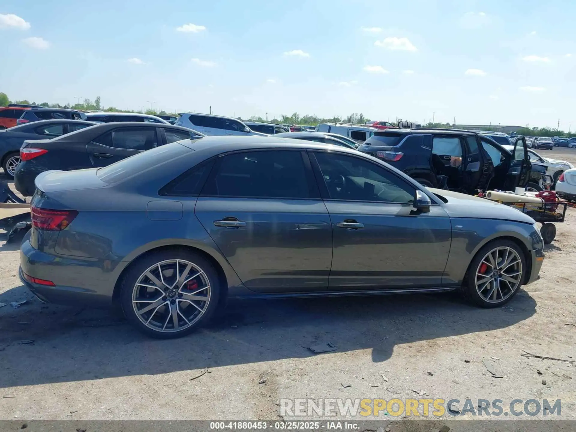 13 Photograph of a damaged car WAUENAF41KN016542 AUDI A4 2019