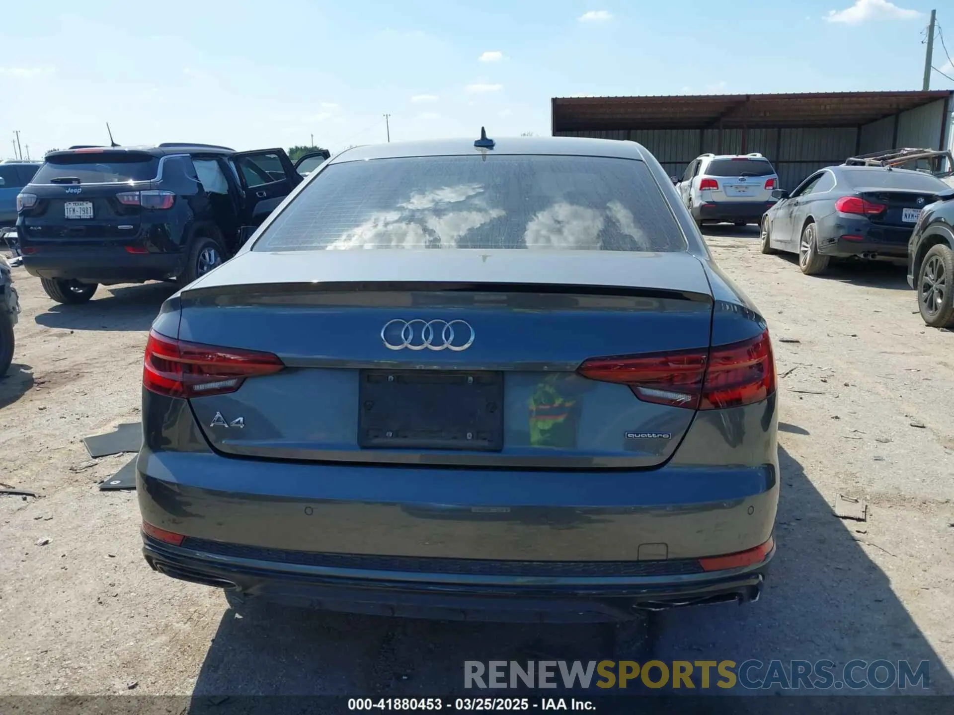 16 Photograph of a damaged car WAUENAF41KN016542 AUDI A4 2019