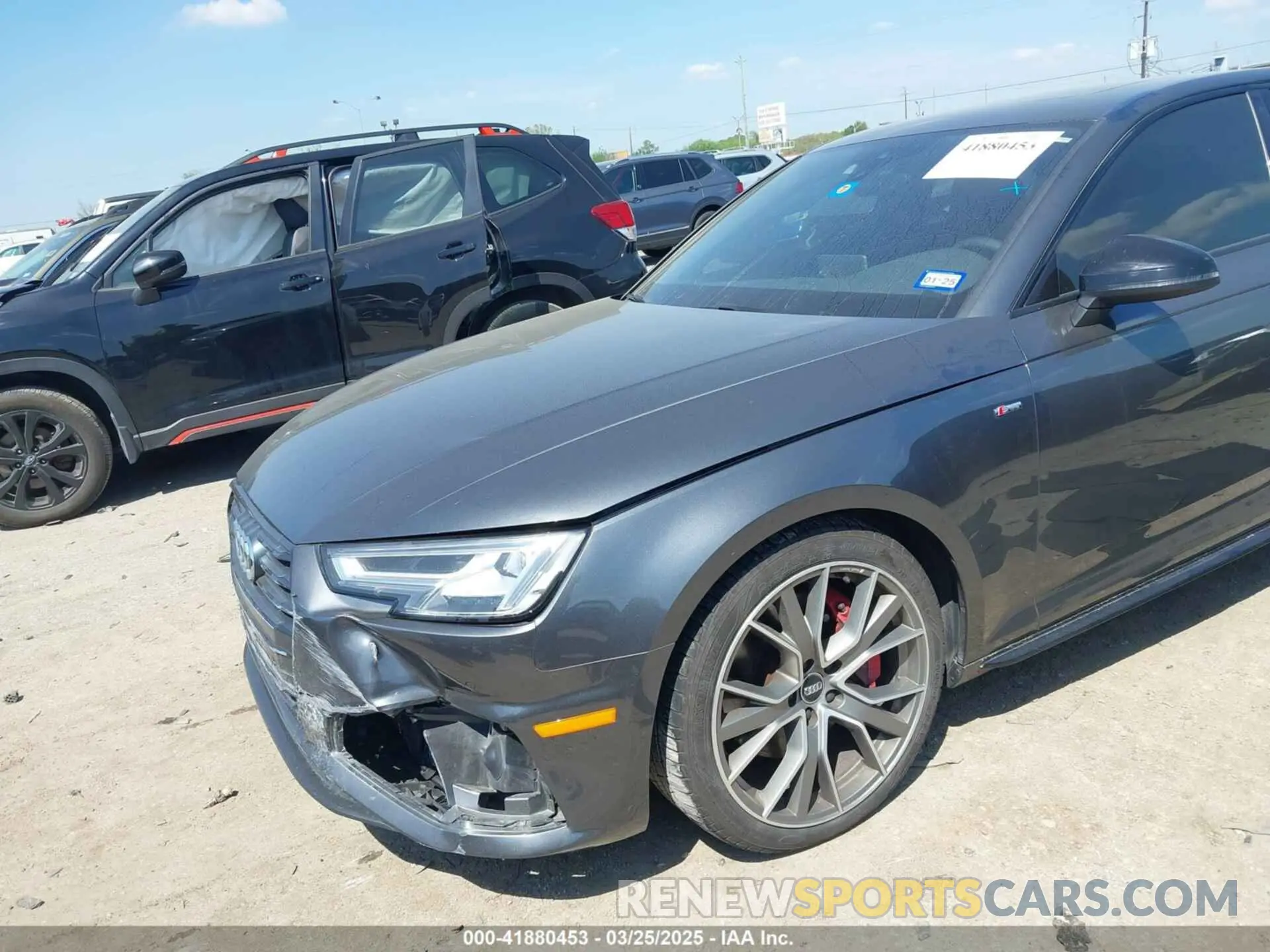 6 Photograph of a damaged car WAUENAF41KN016542 AUDI A4 2019